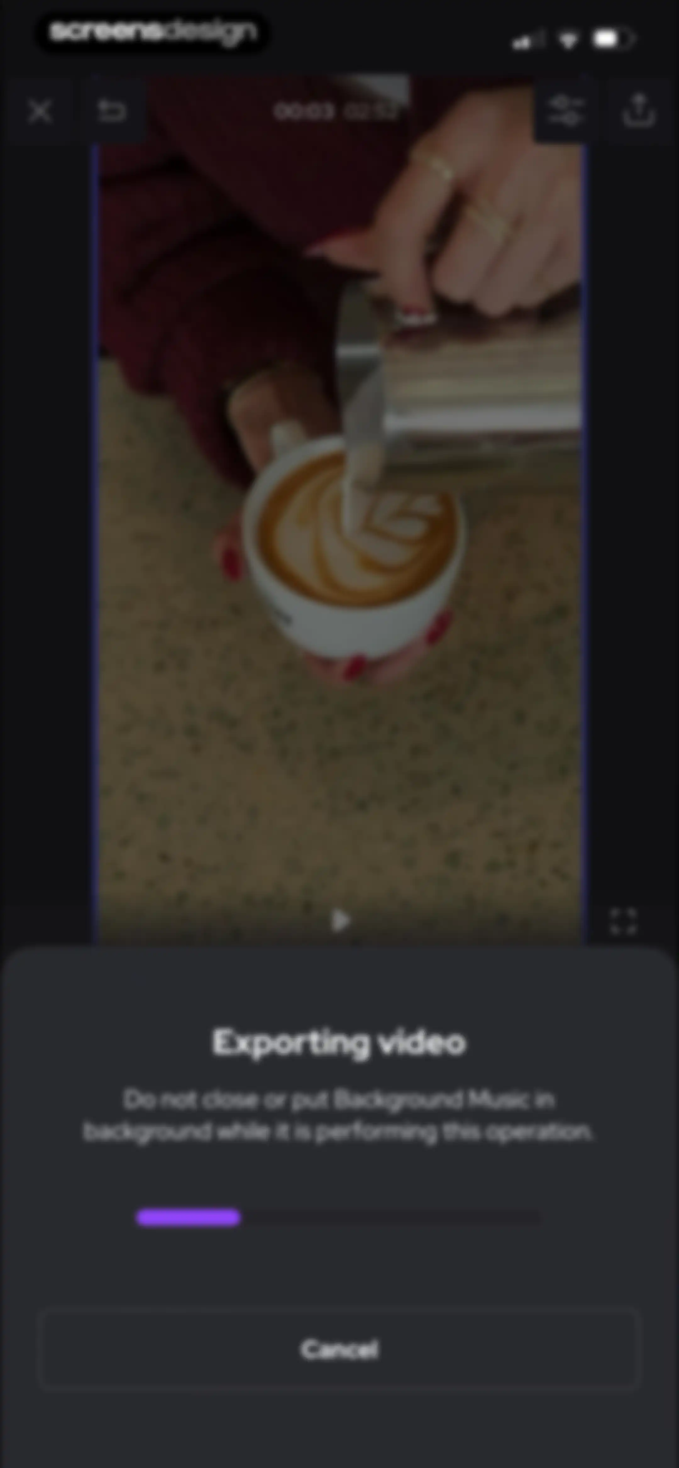 Add Background Music To Video screen 49