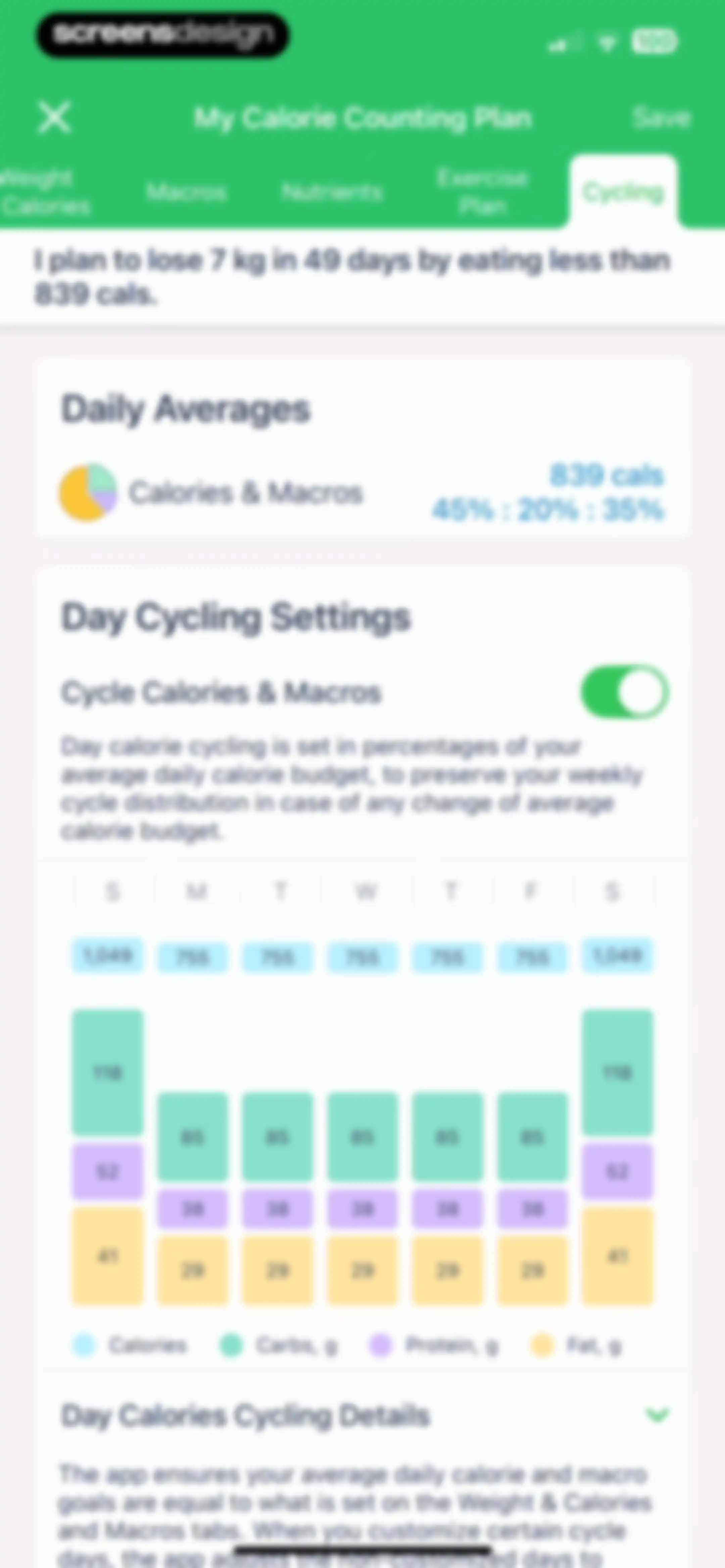 Calorie Counter - MyNetDiary screen 140