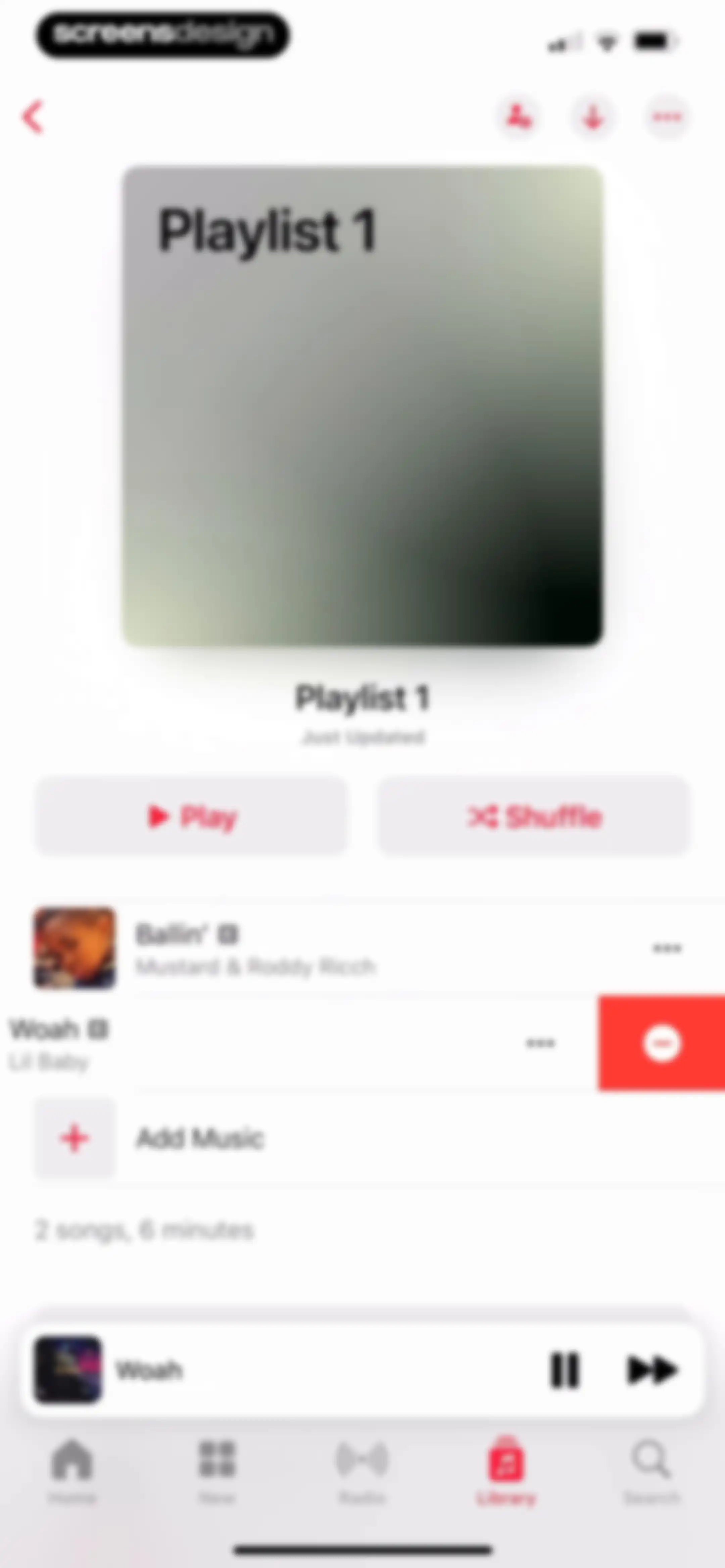 Apple Music screen 97