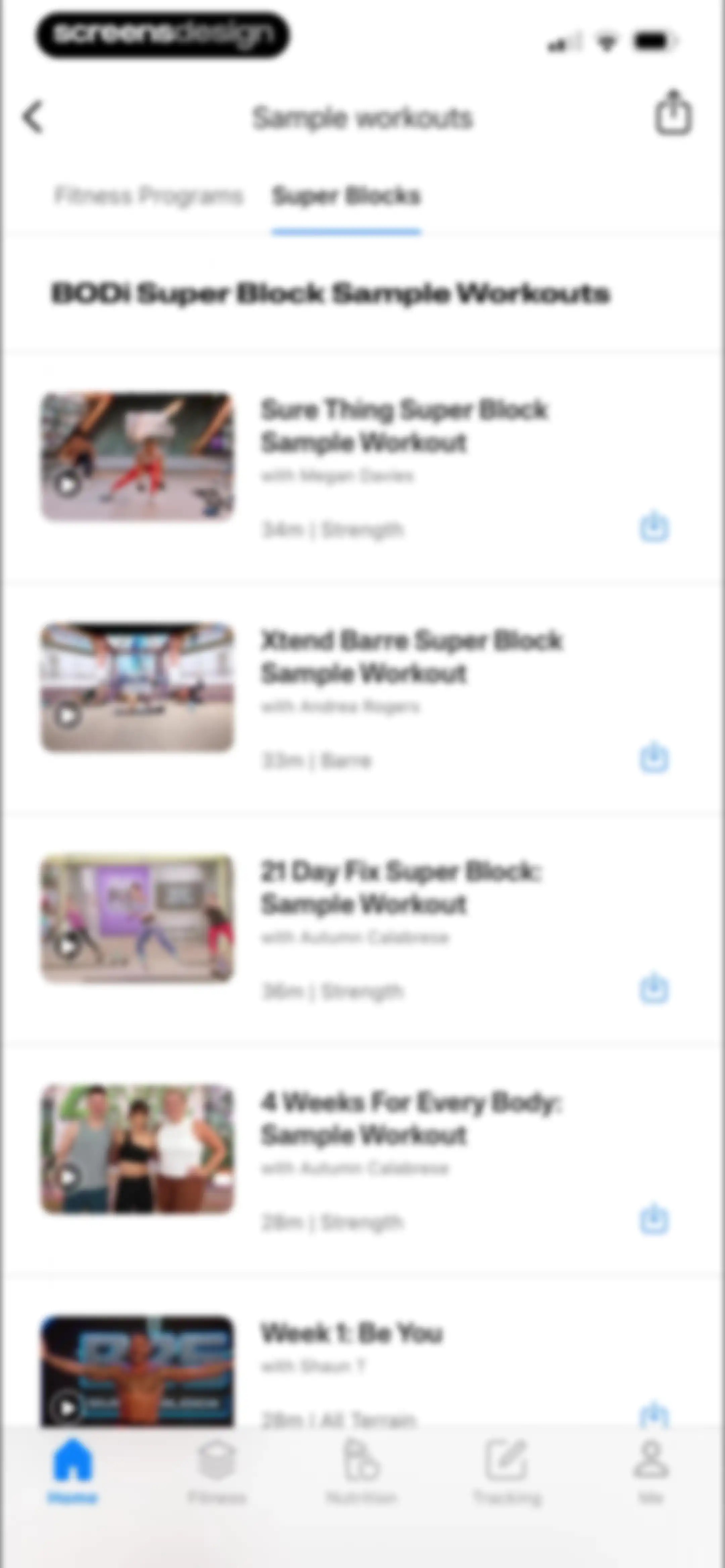 BODi Home Fitness & Workouts screen 33