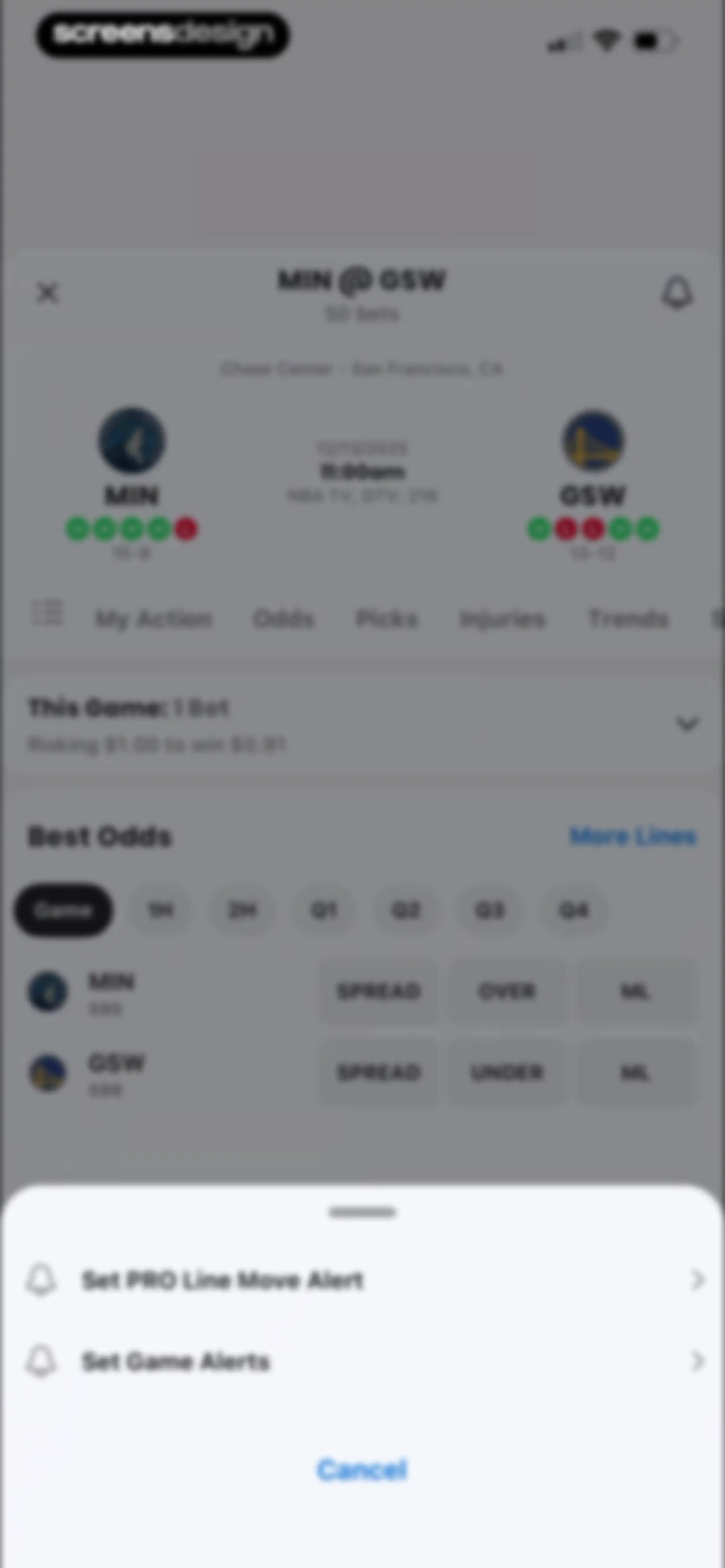 Action Network: Sports Betting screen 90