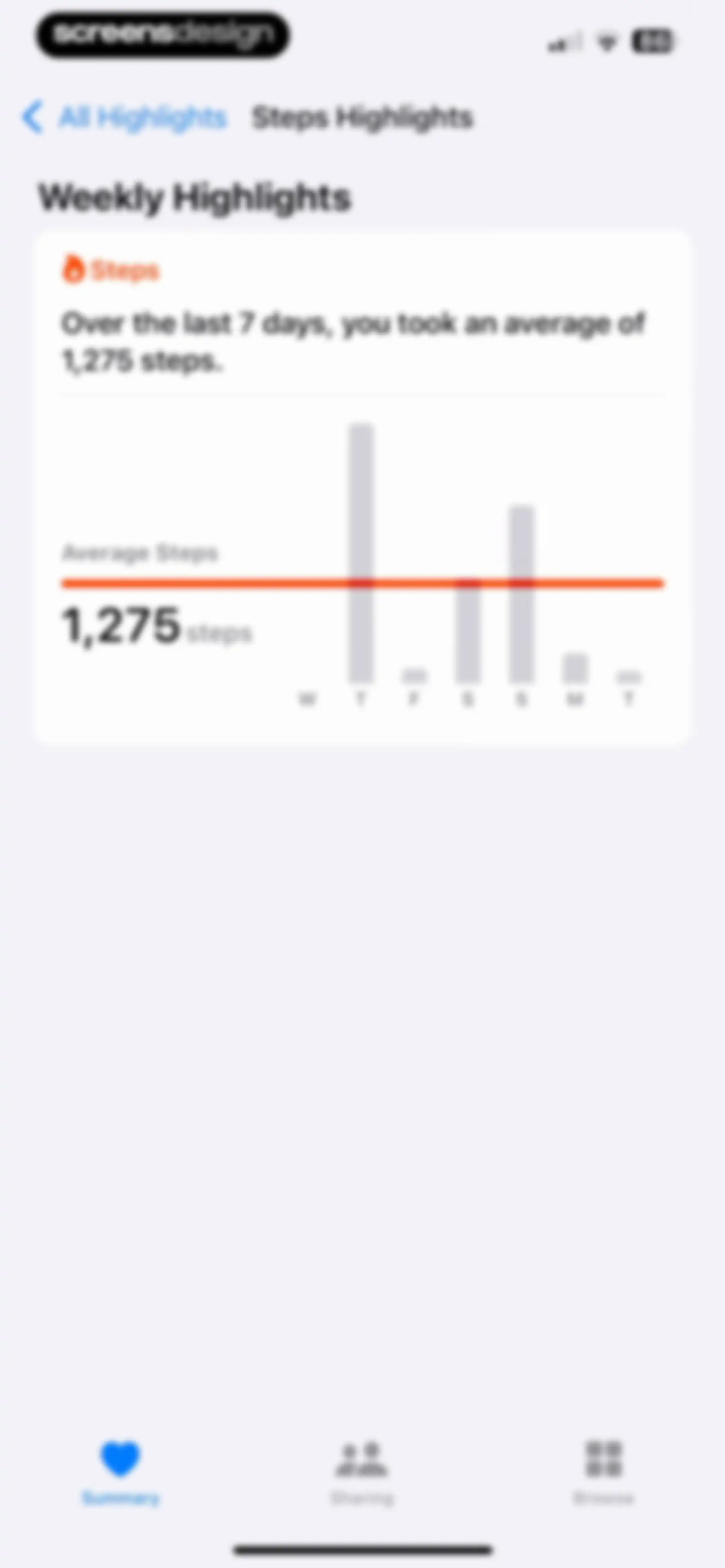 Apple Health screen 29