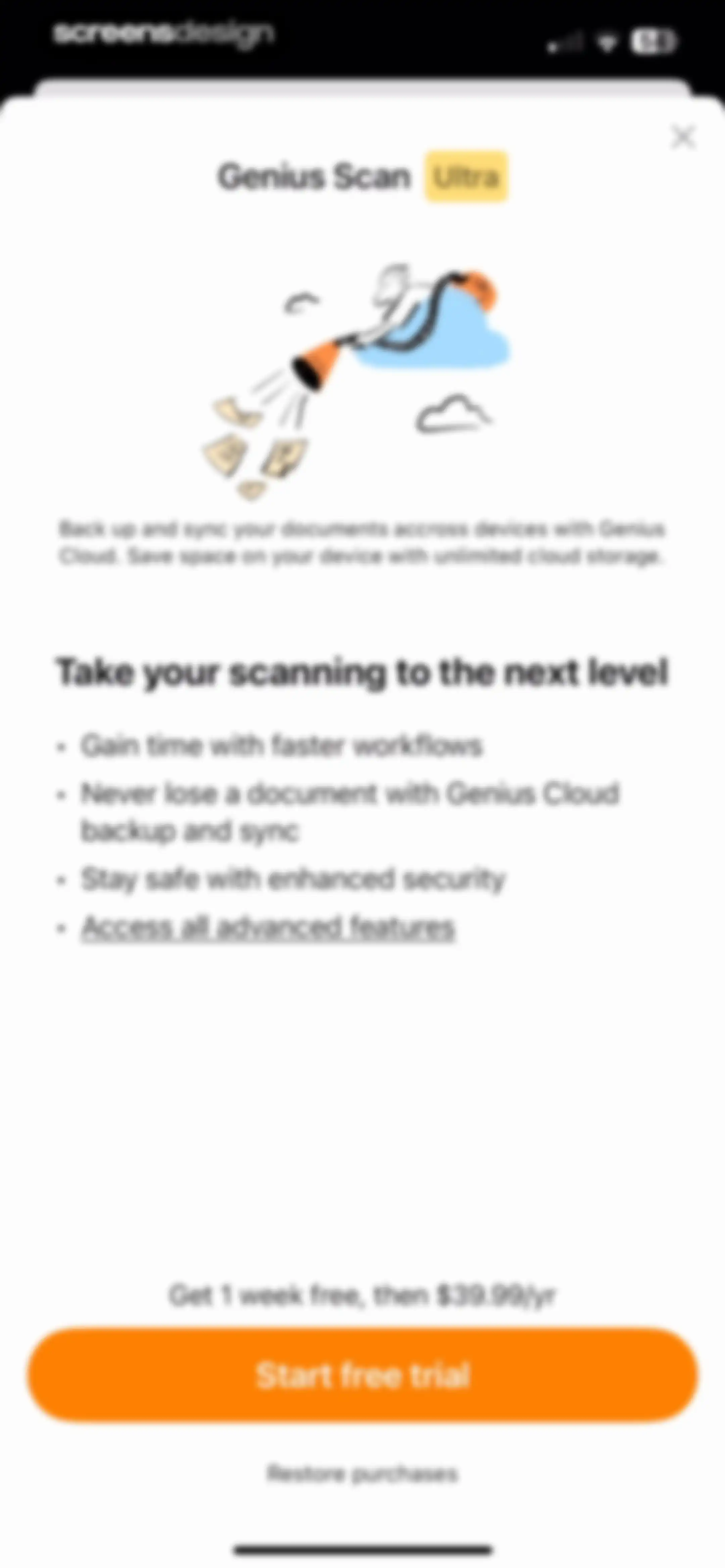 Scanner App: Genius Scan screen 3