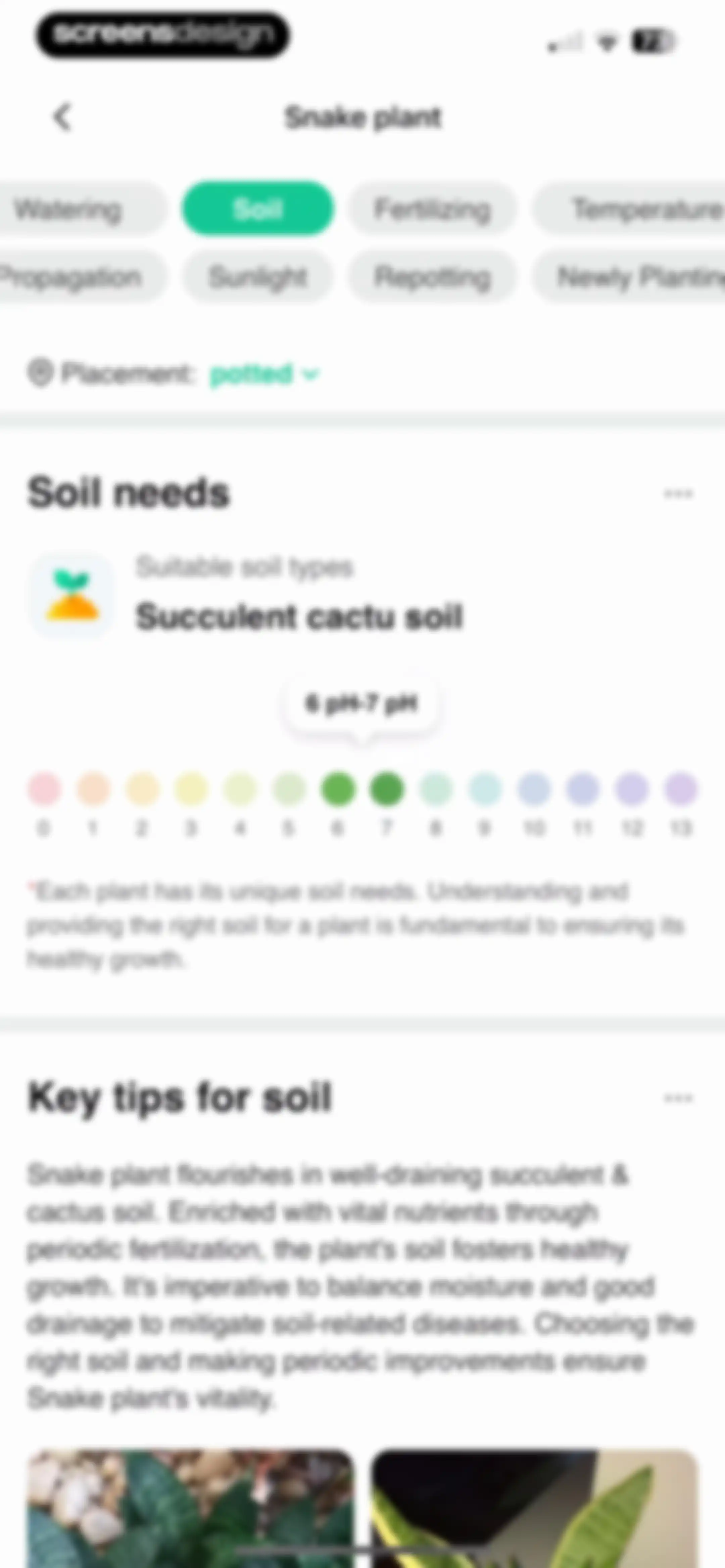 Plant Parent: Plant Care Guide screen 109