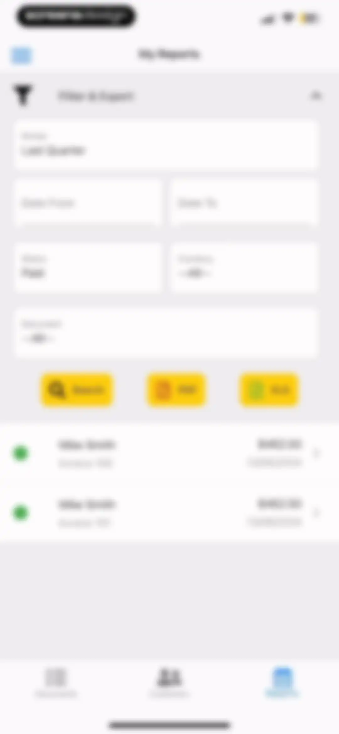 Invoice Maker by Invoice Home screen 62