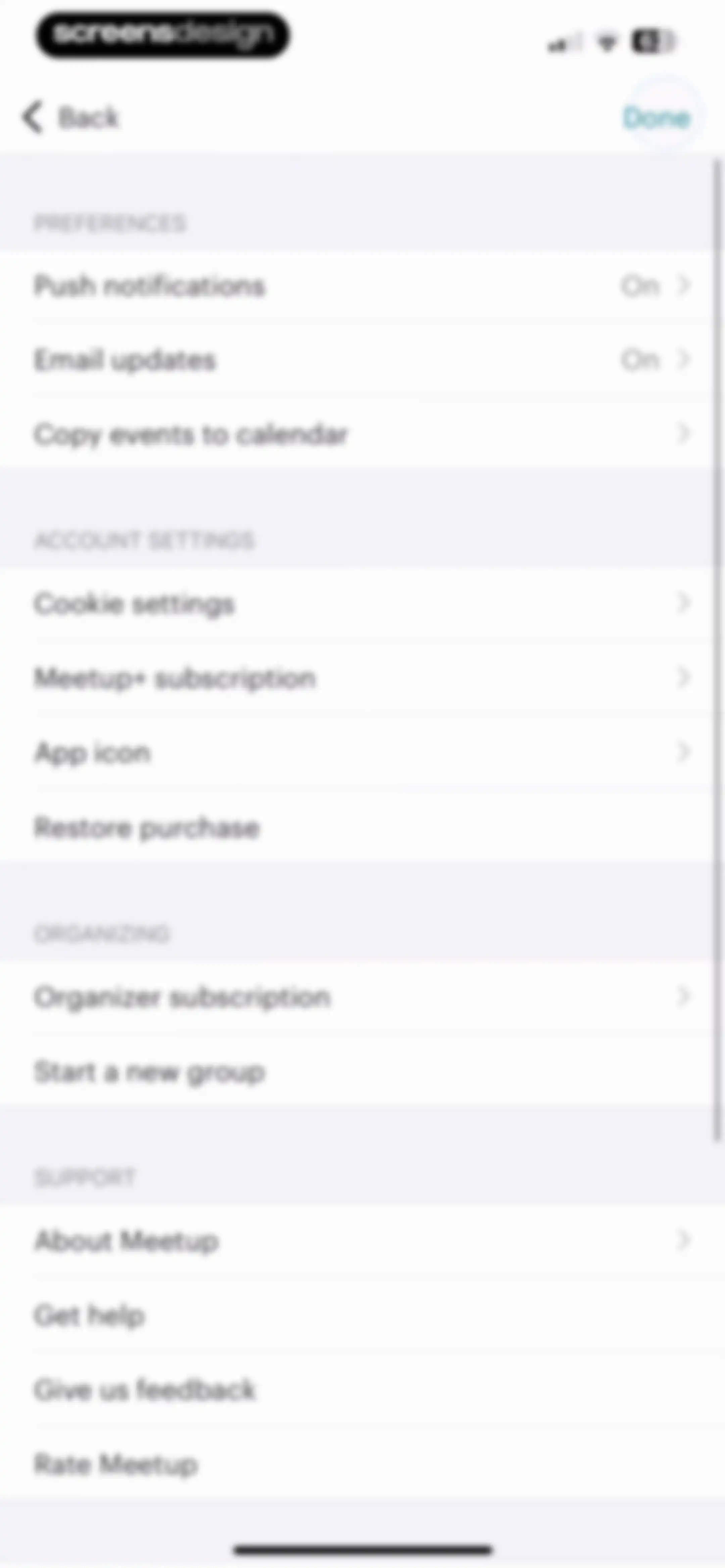 Meetup: Social Events & Groups screen 112