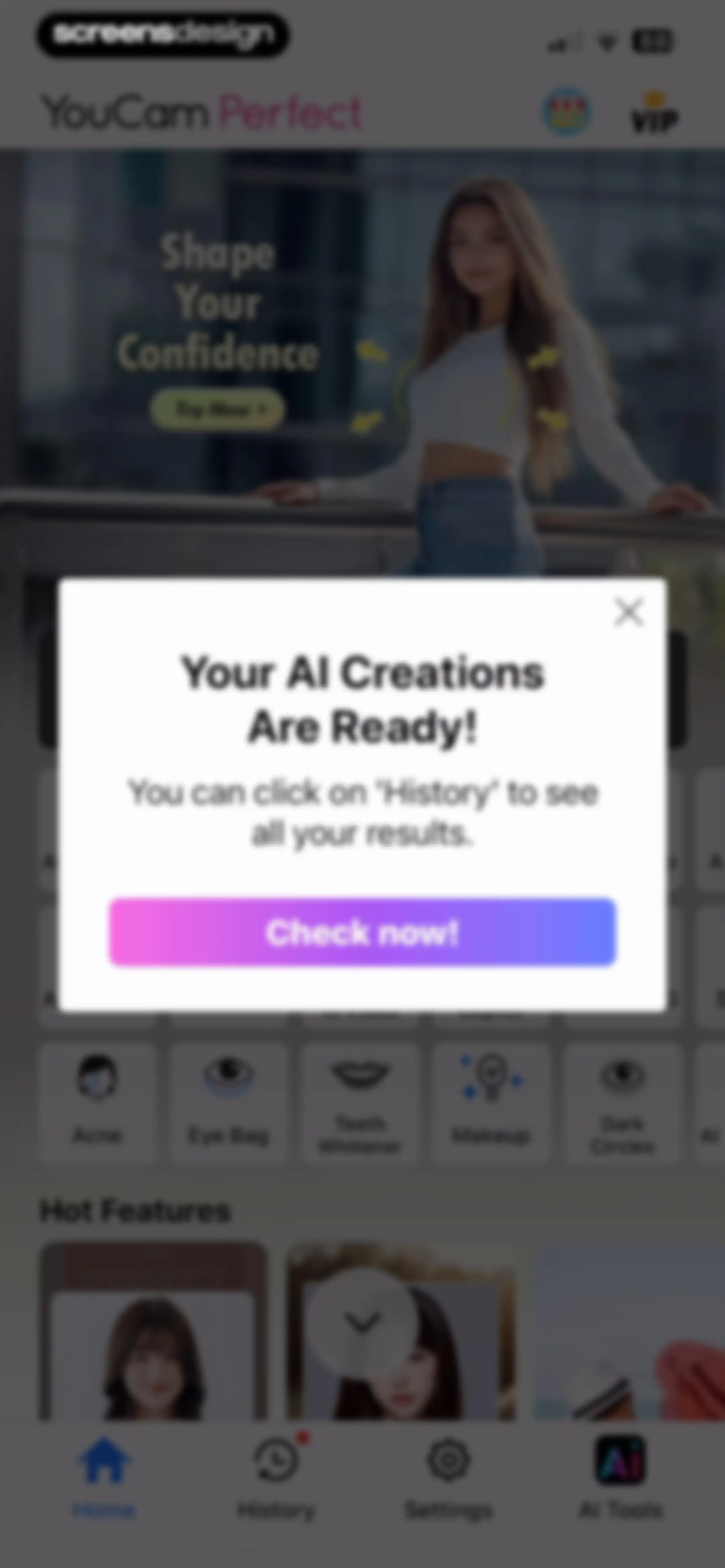 YouCam Perfect:AI Photo Editor screen 68