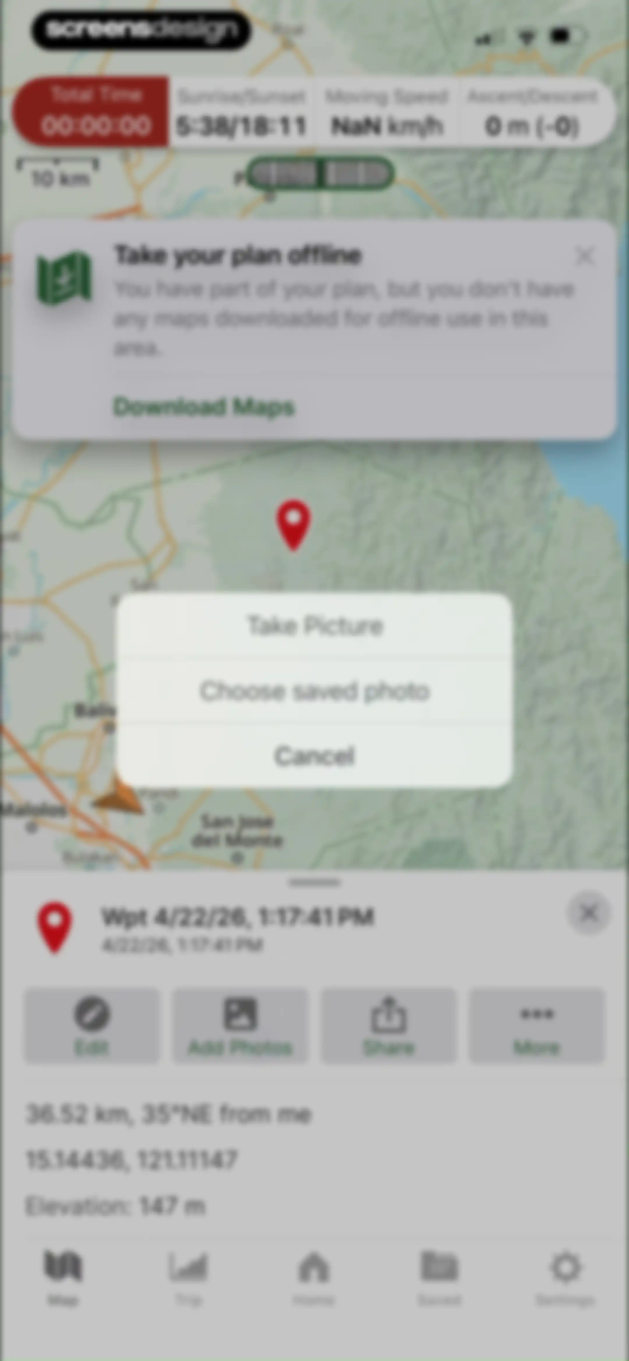 Gaia GPS: Mobile Trail Maps screen 31