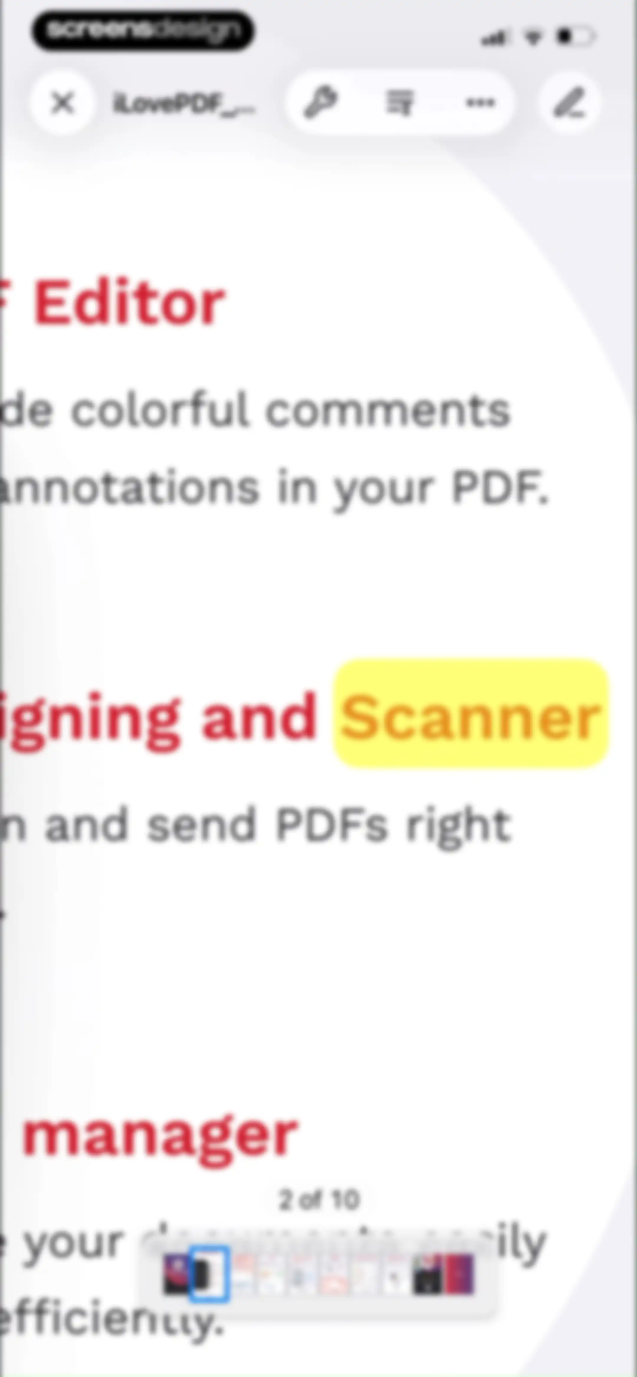 iLovePDF - PDF Editor & Scan screen 39