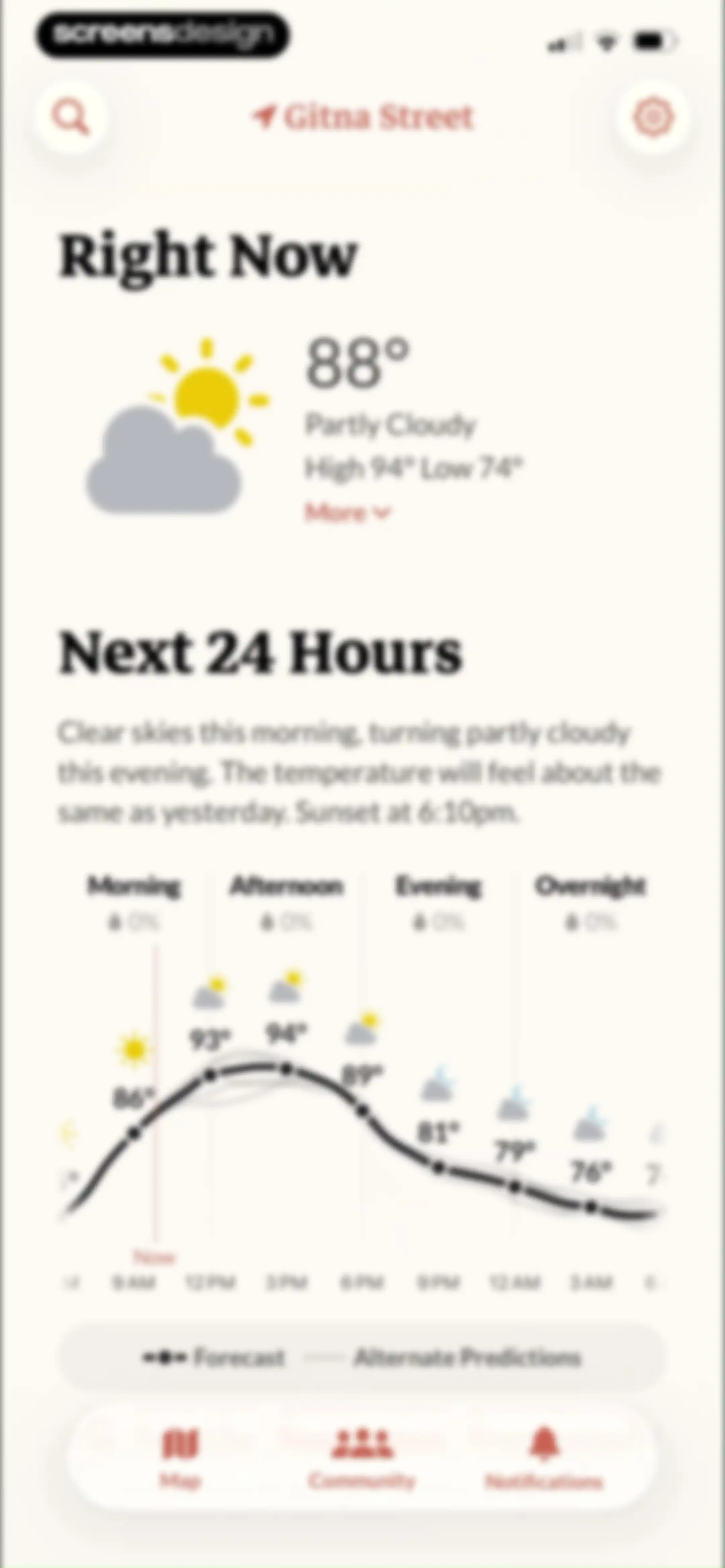 Acme Weather screen 10