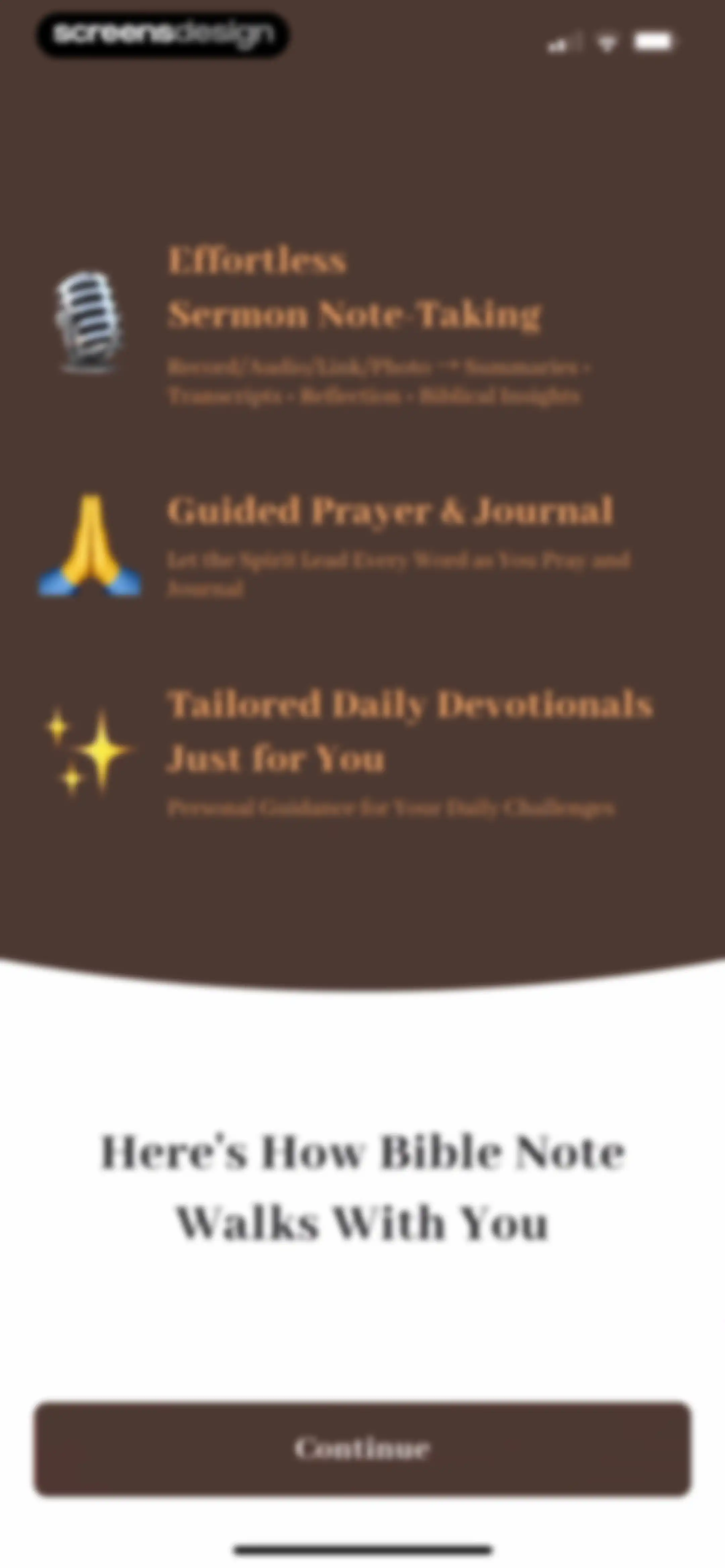 Bible Note: Sermon Notes screen 5