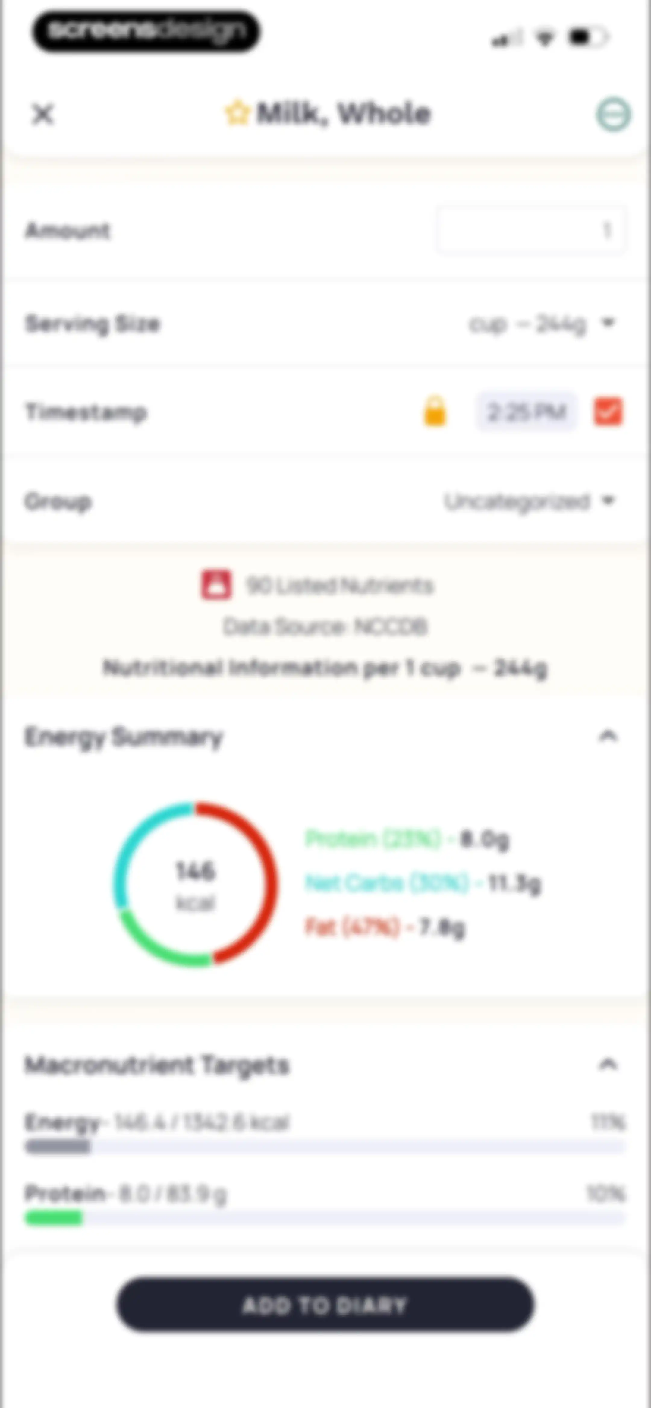 Cronometer: Calorie Counter screen 29