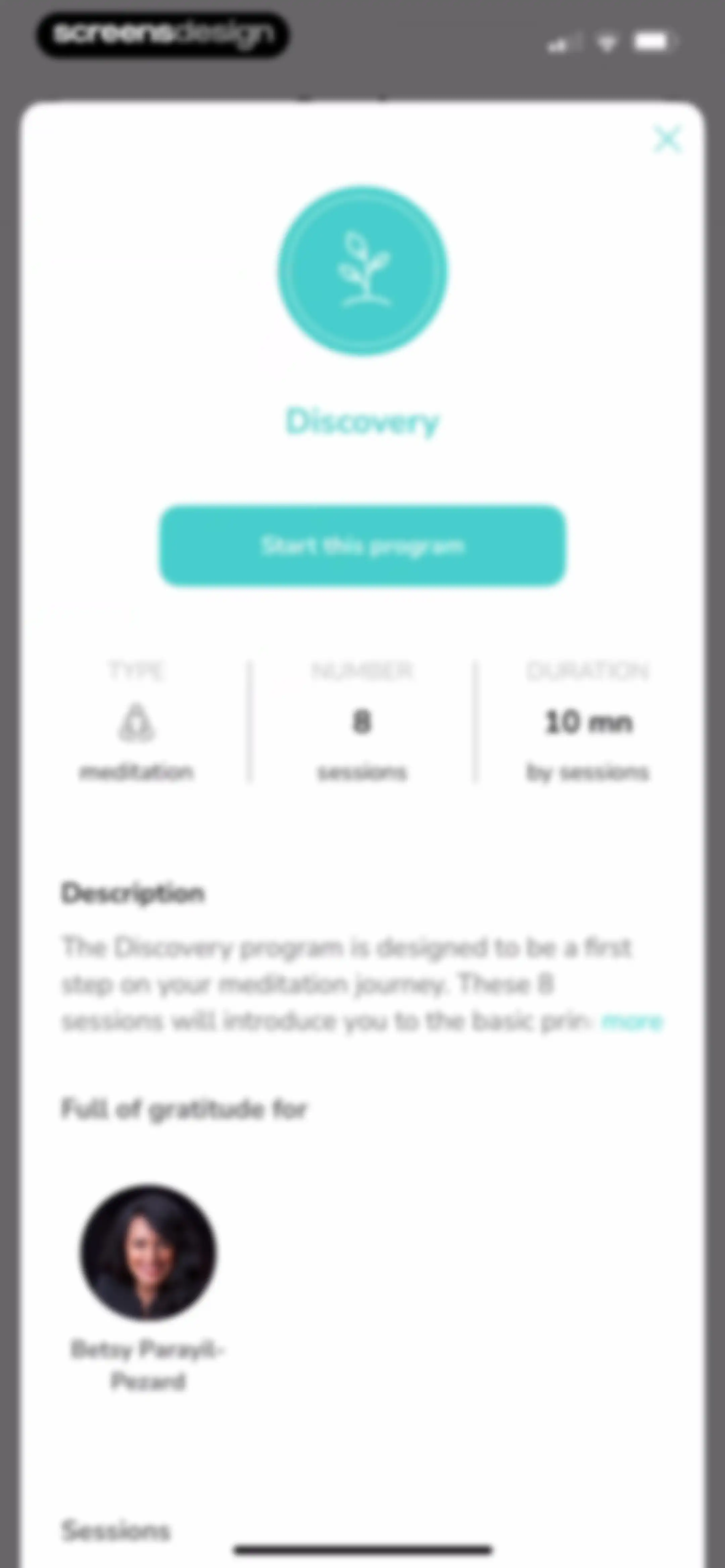 Petit BamBou: Mindfulness screen 6