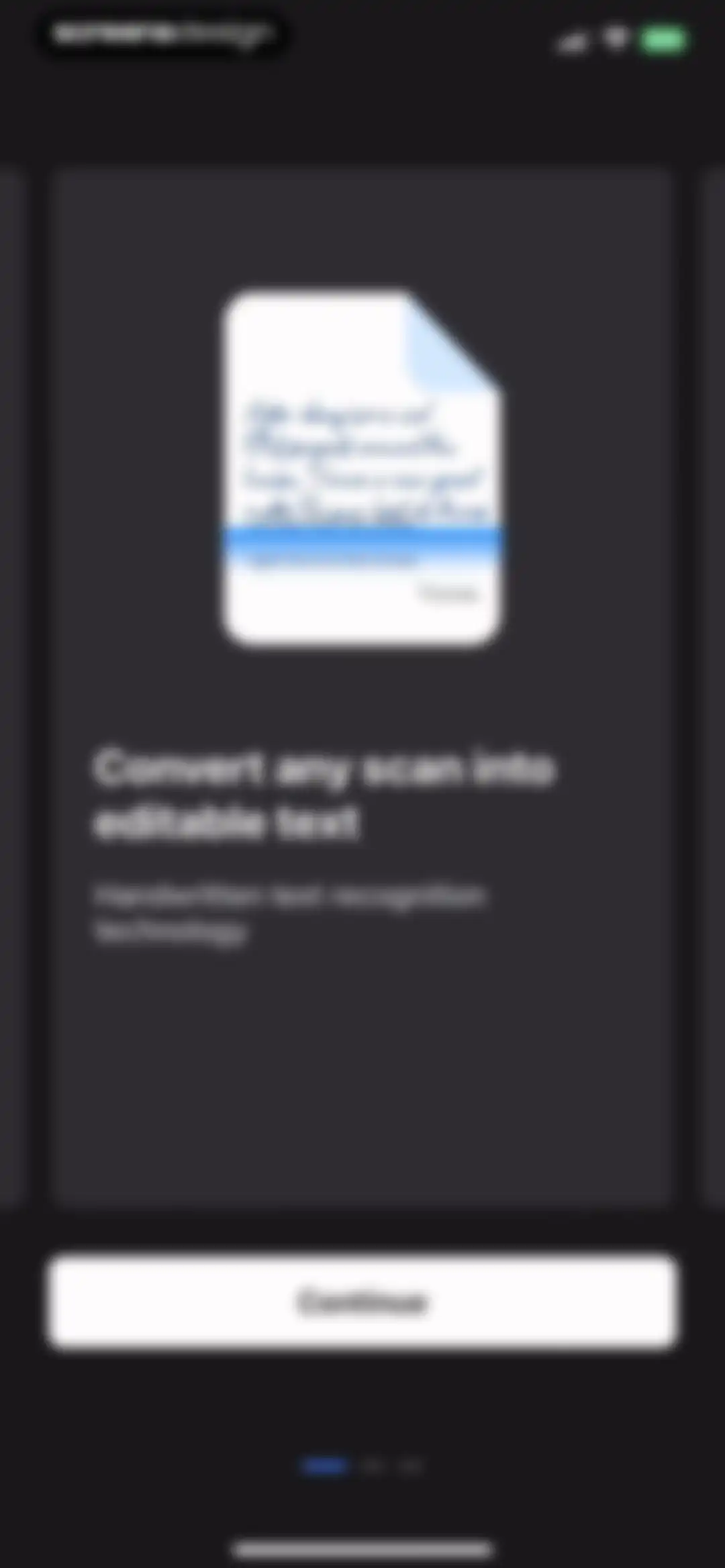 xScan : Document Scanner App screen 3