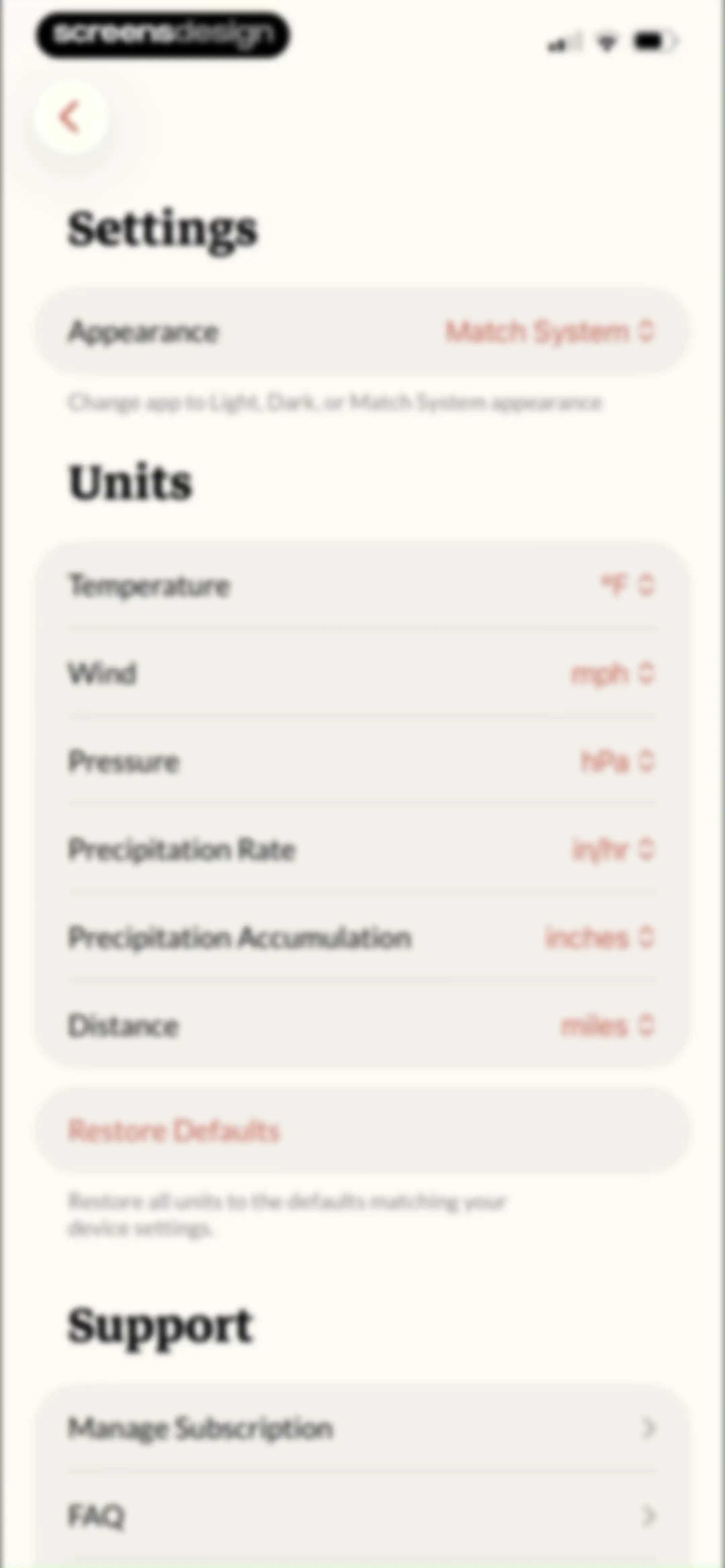 Acme Weather screen 82