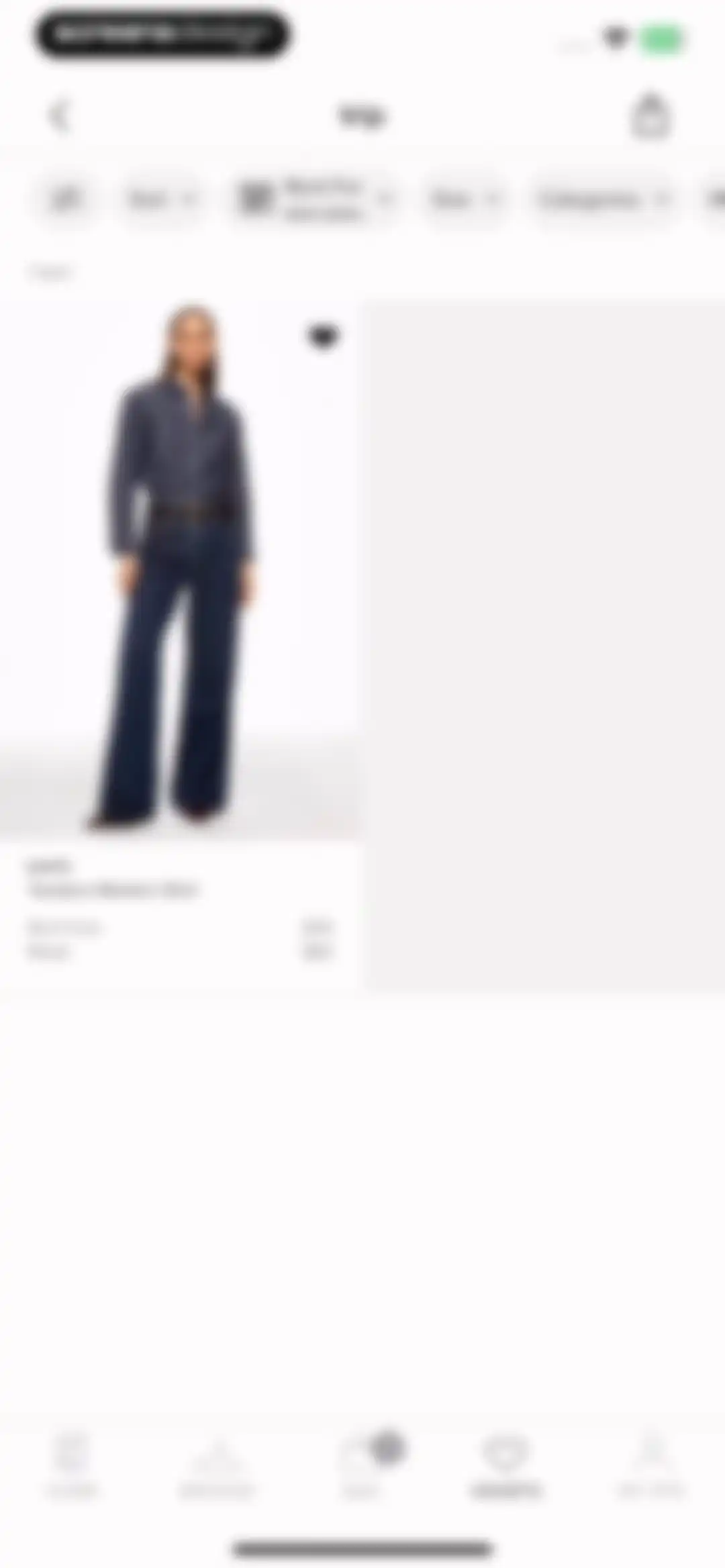 Rent the Runway (RTR) screen 89