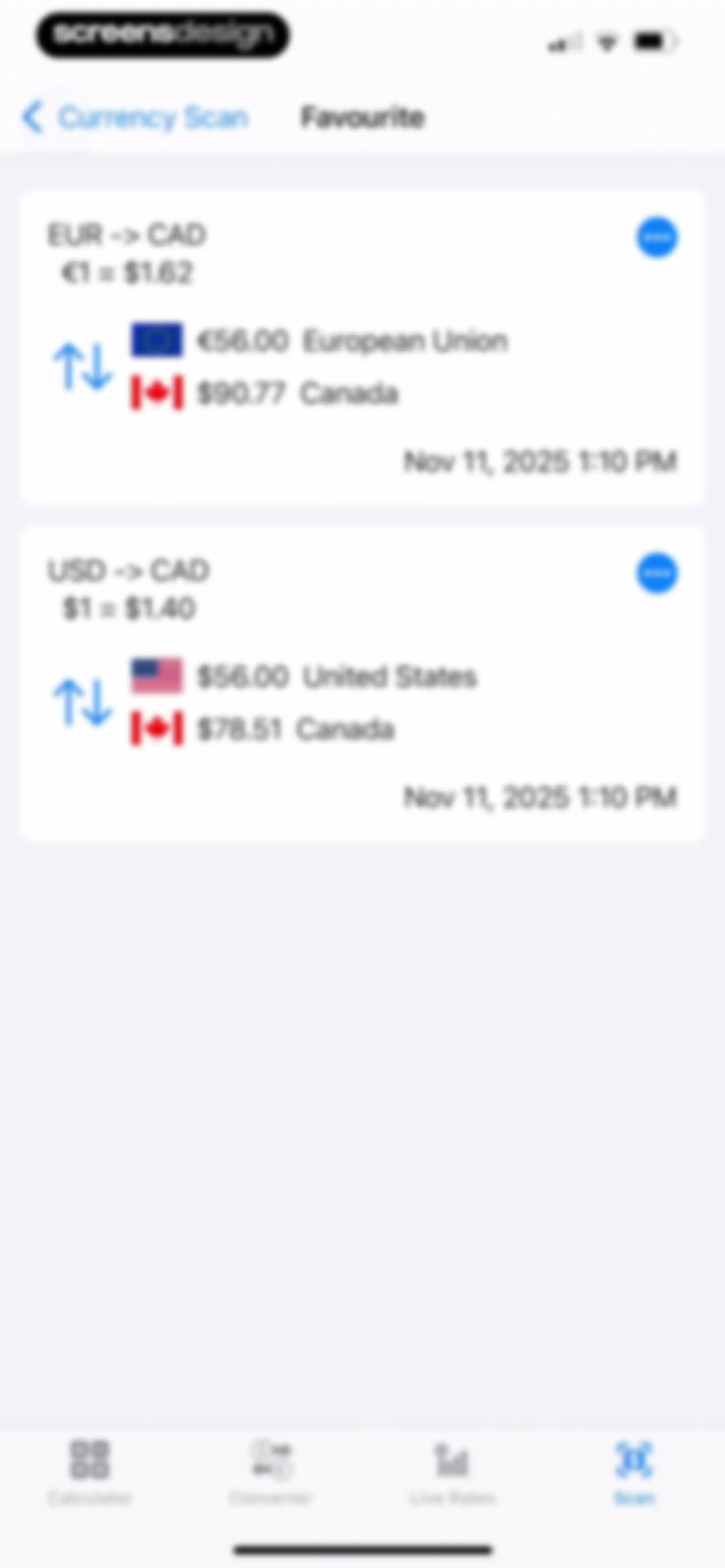 Currency Converter Calculator• screen 41