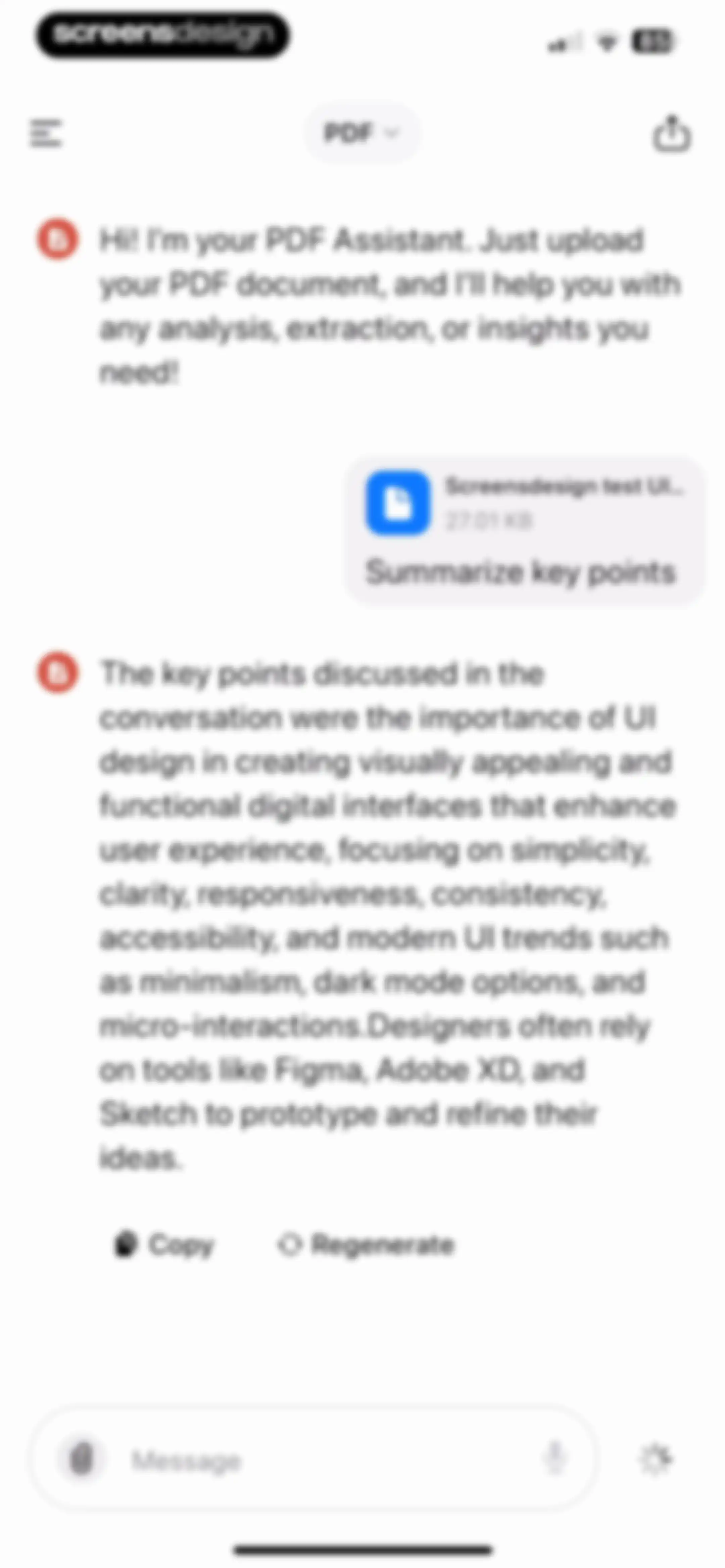 Chatbot App: AI Assistant screen 35