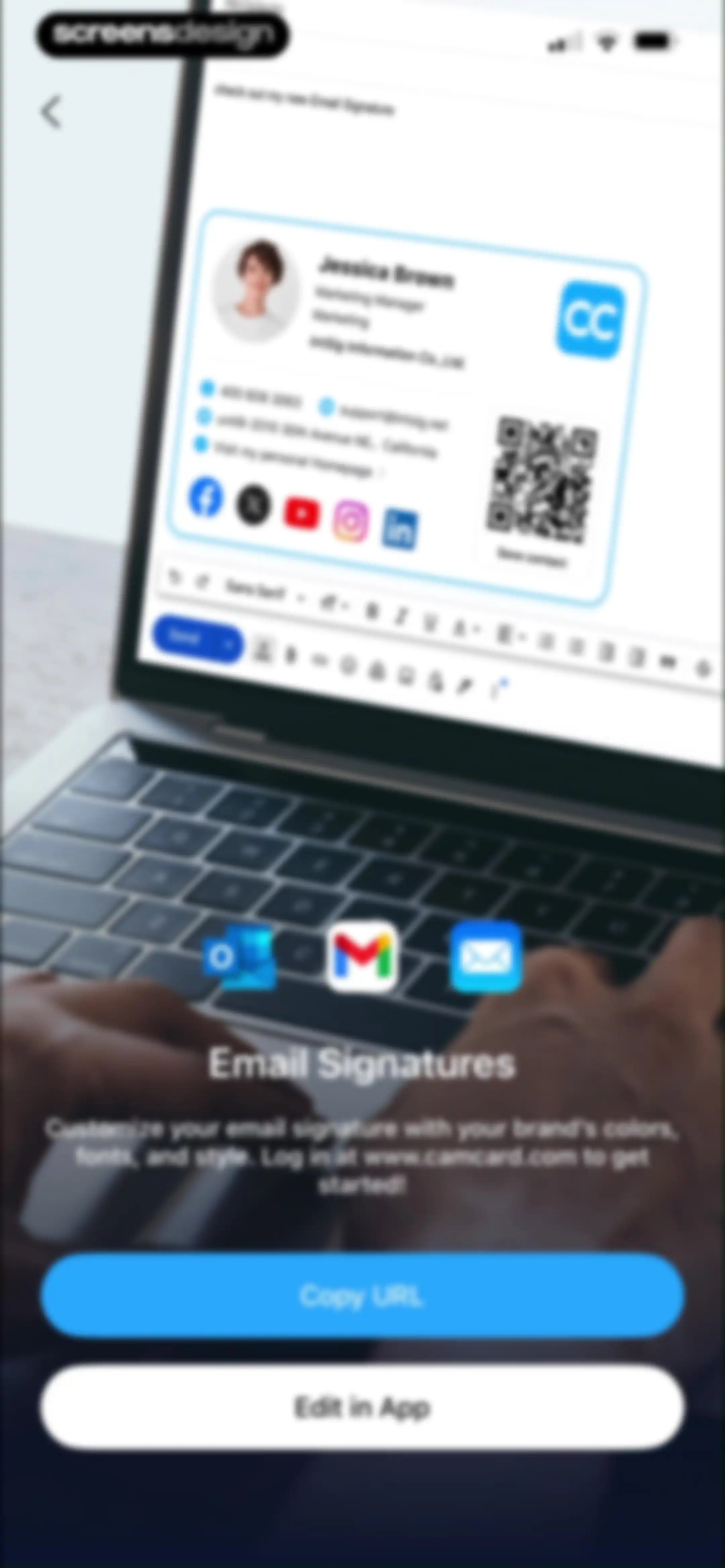 CamCard AI Business Assistant screen 141