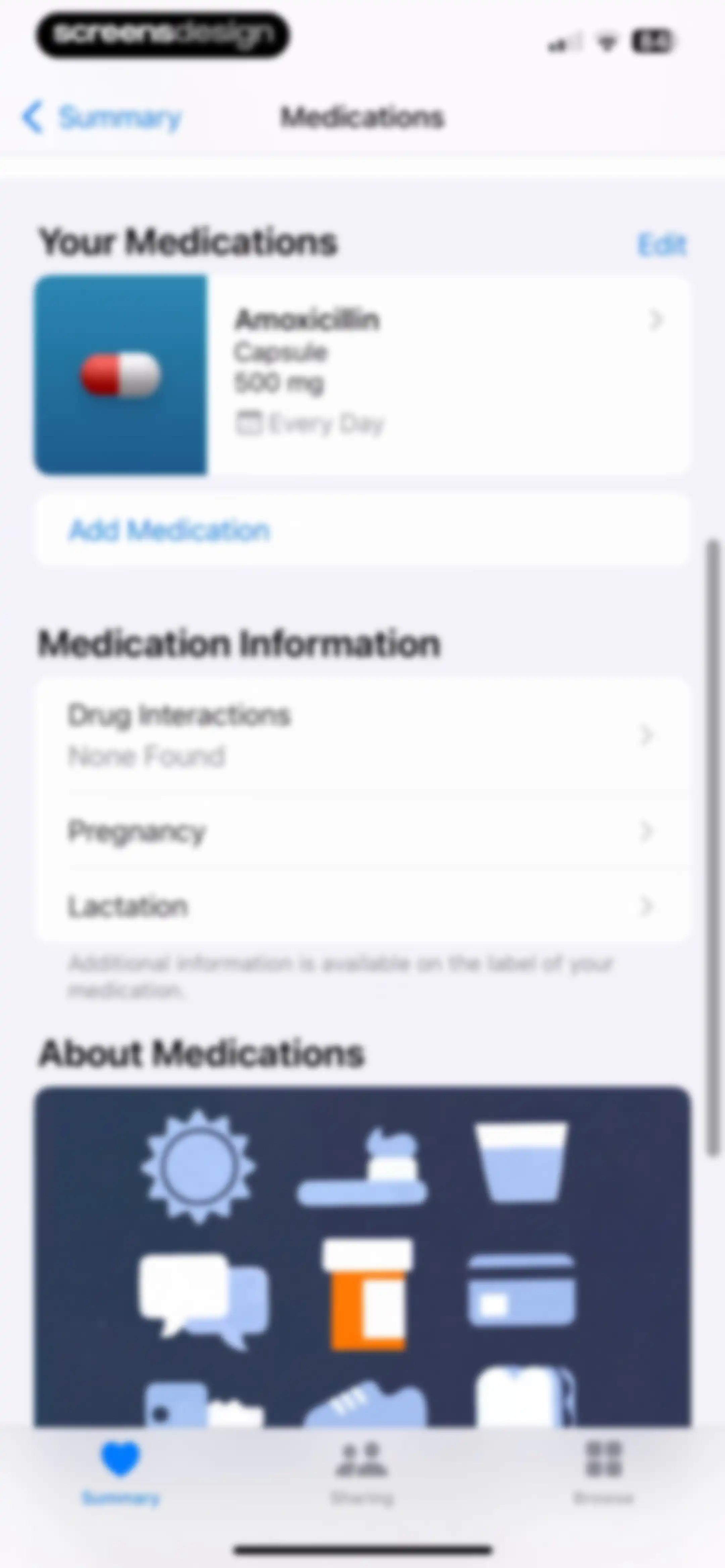 Apple Health screen 134
