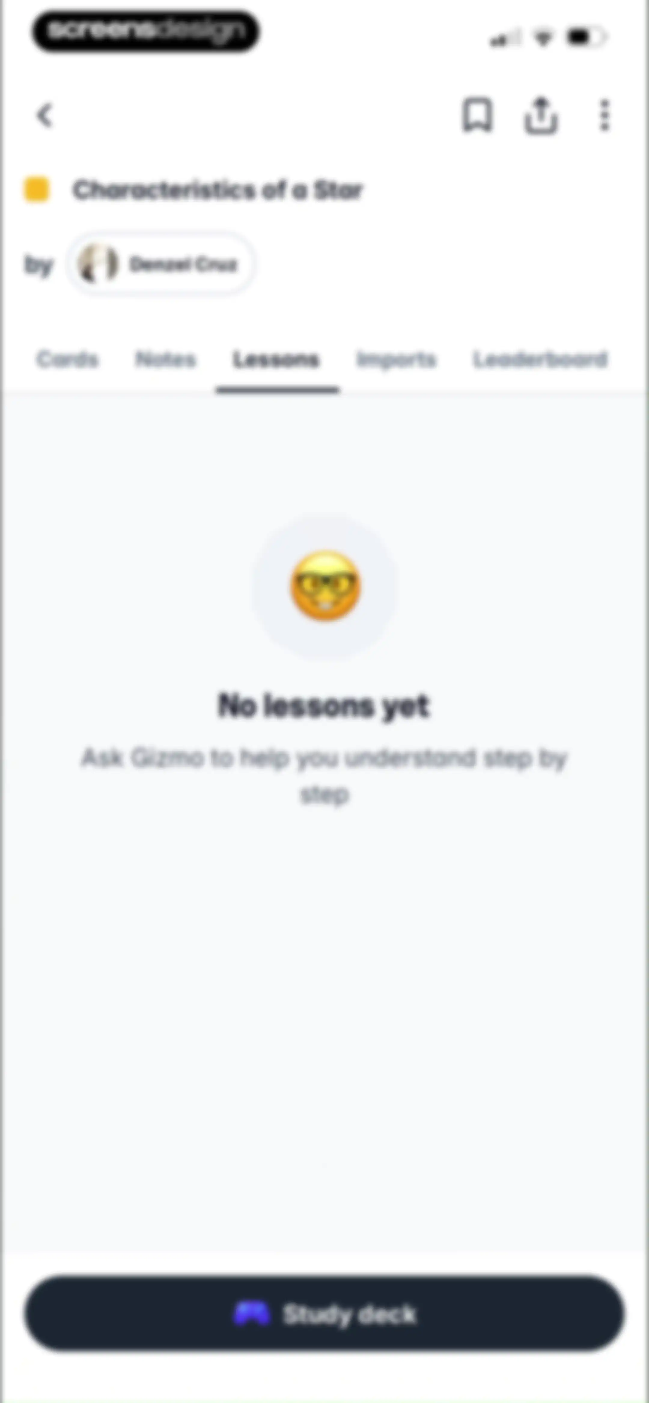 Gizmo: AI Tutor screen 130