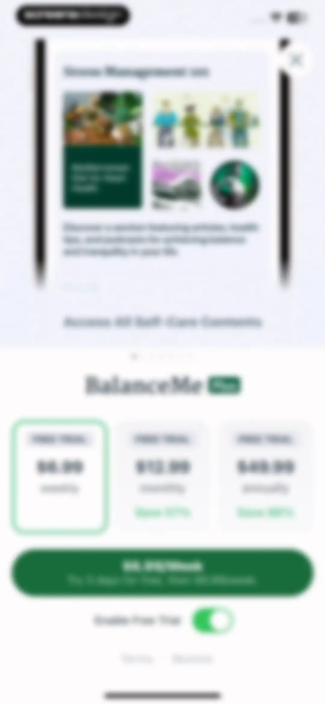 BalanceMe-Health AI&Self Care screen 77