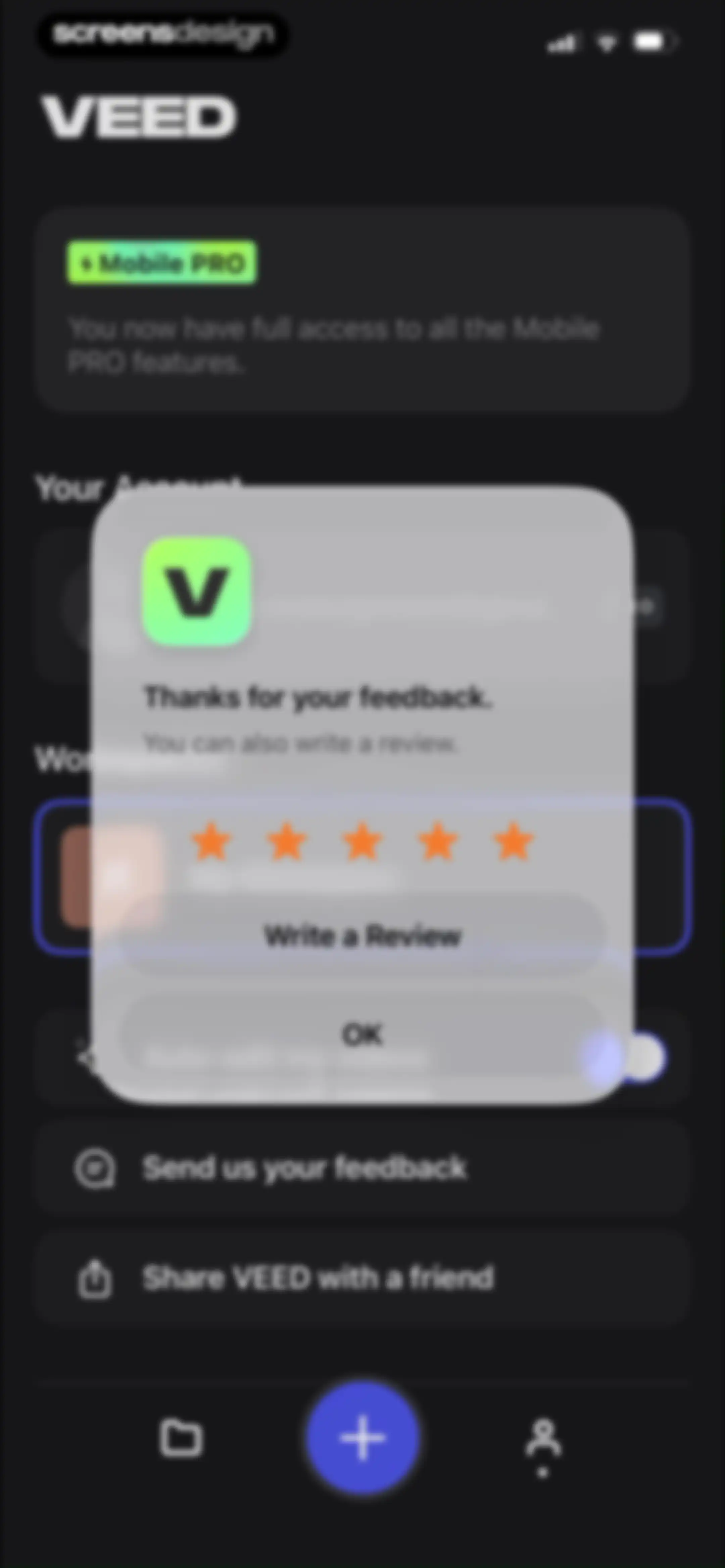 VEED Shorts: AI videos screen 89