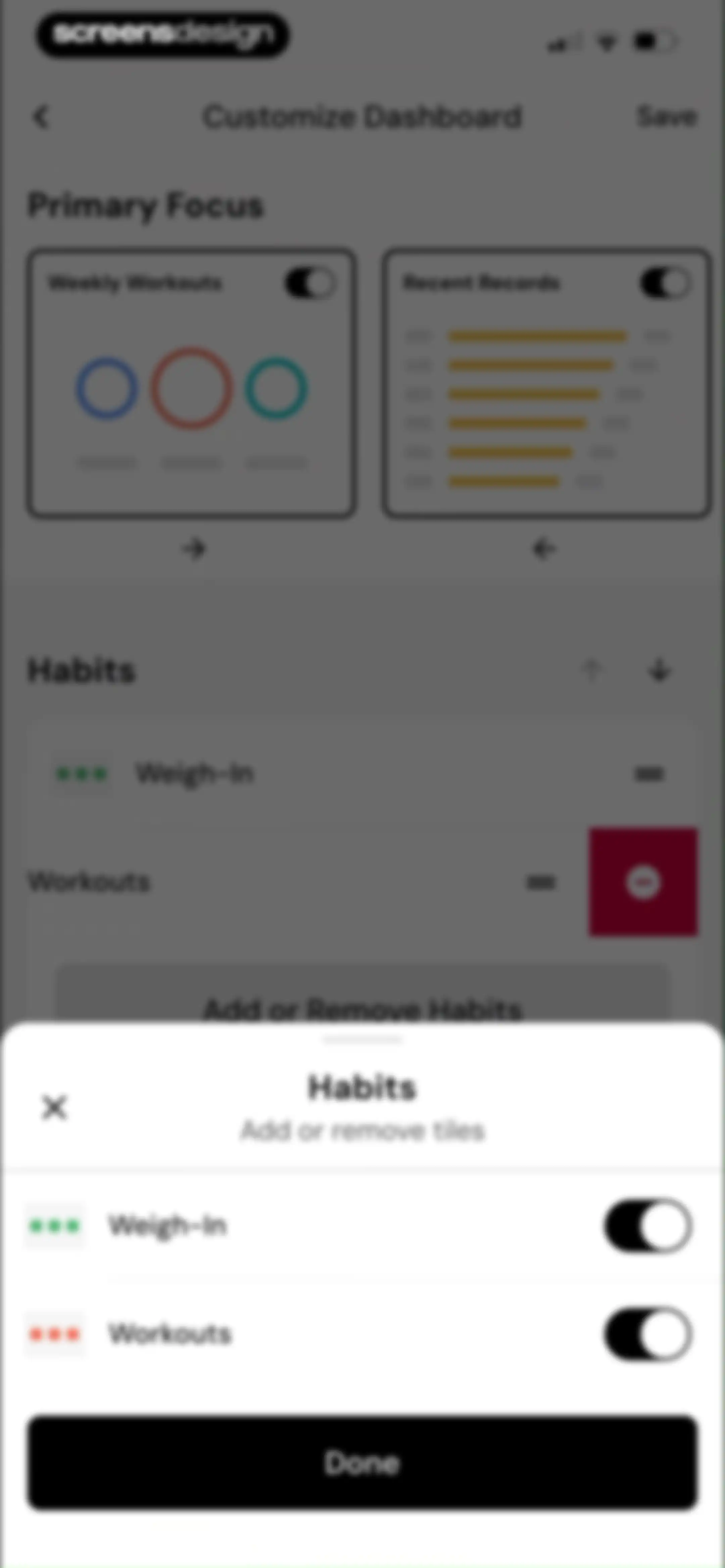 MacroFactor Workouts - Tracker screen 137
