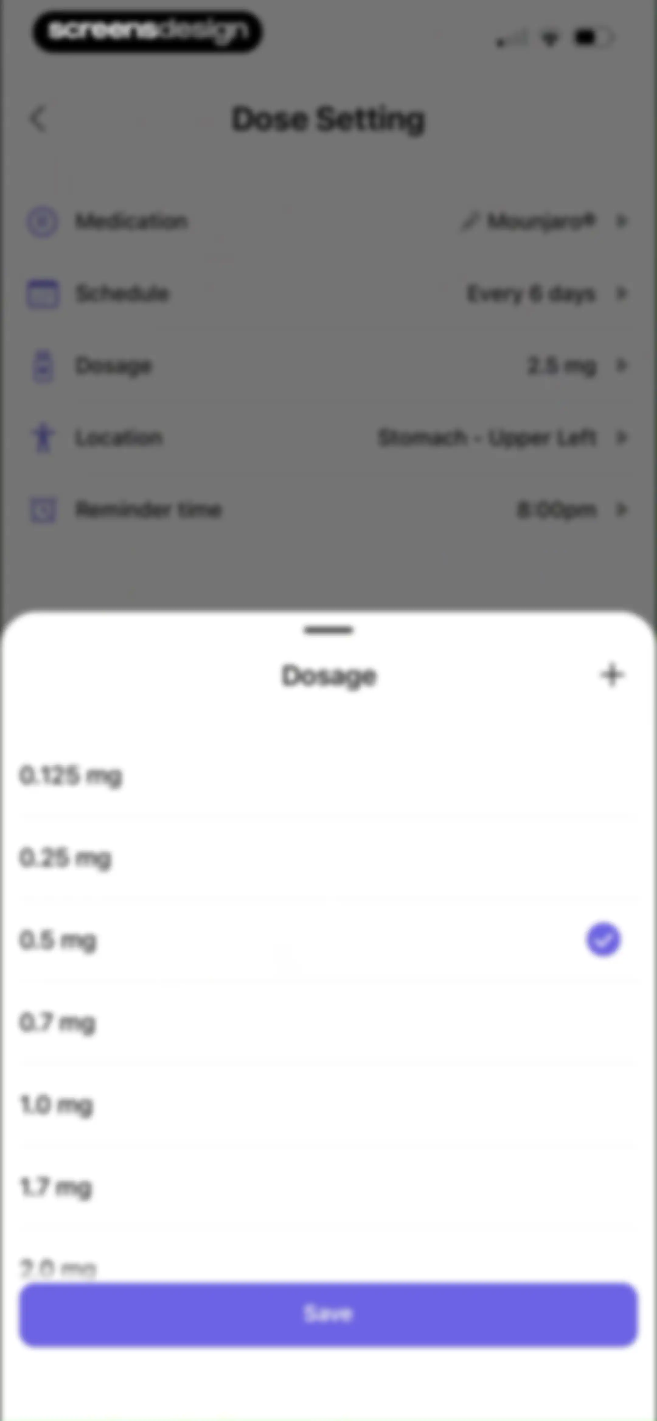 MeAgain: GLP-1 Tracker App screen 143