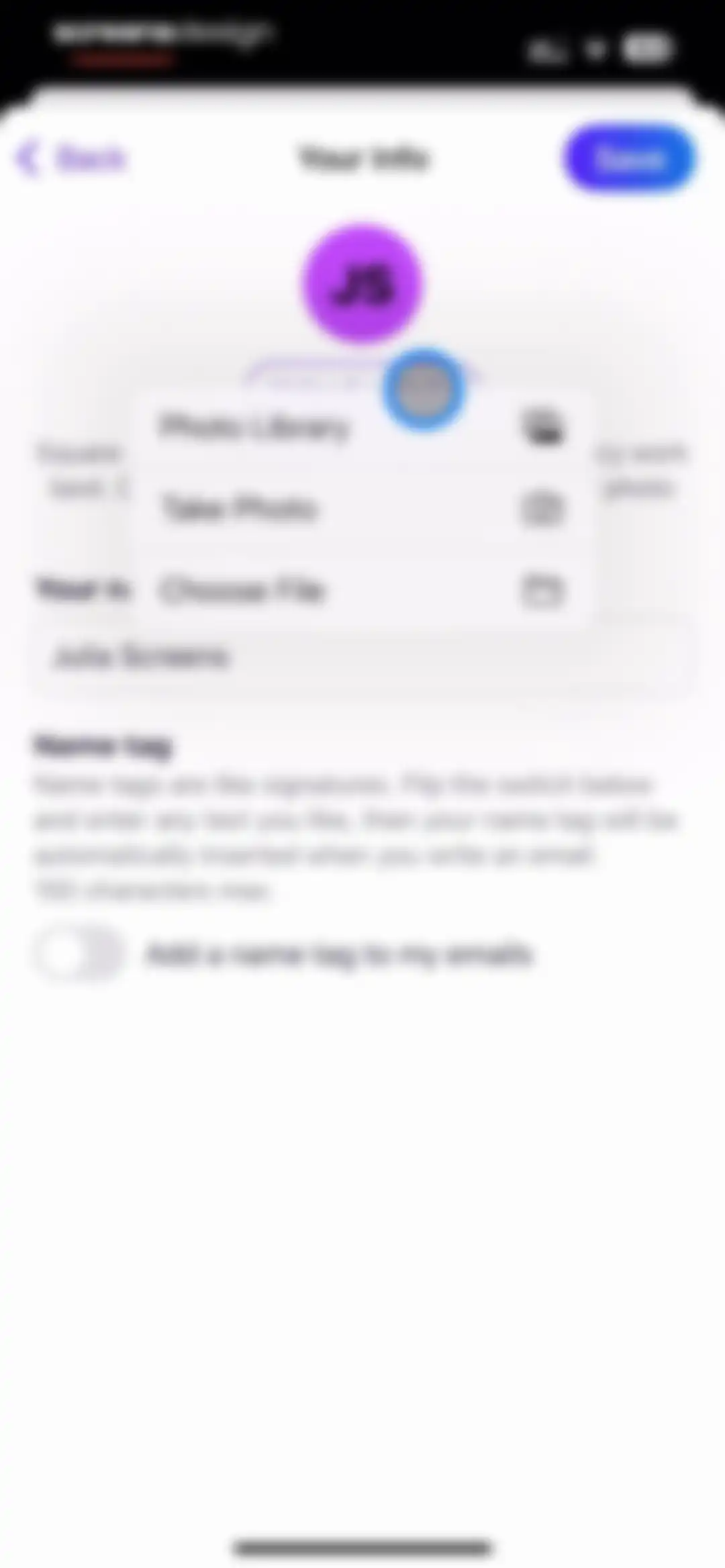 HEY Email screen 138