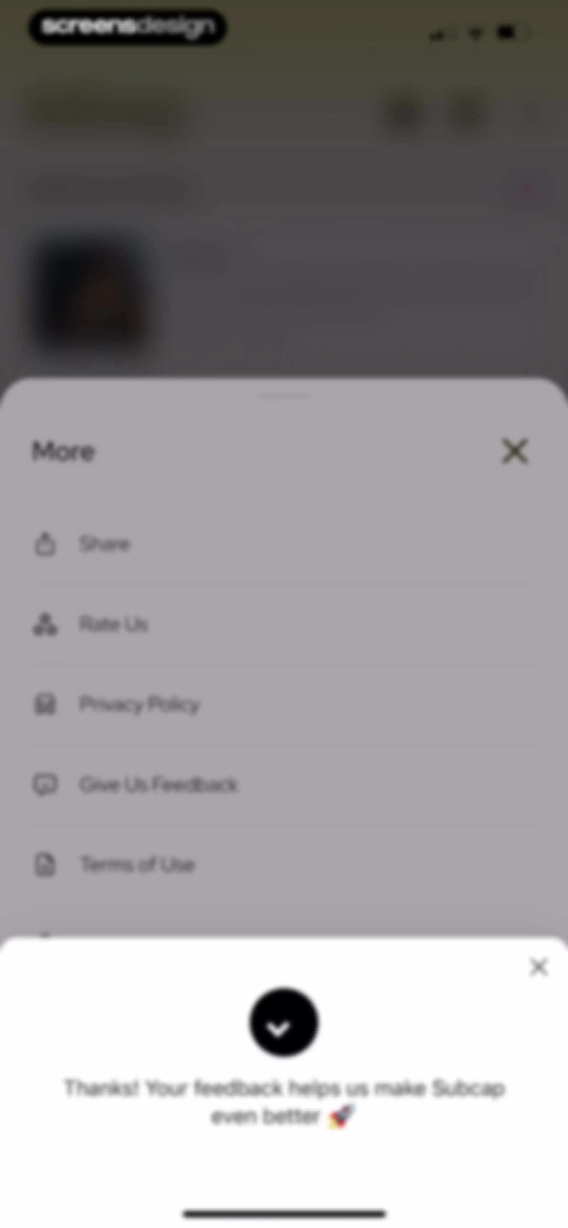 Subcap: Captions AI, Subtitles screen 75