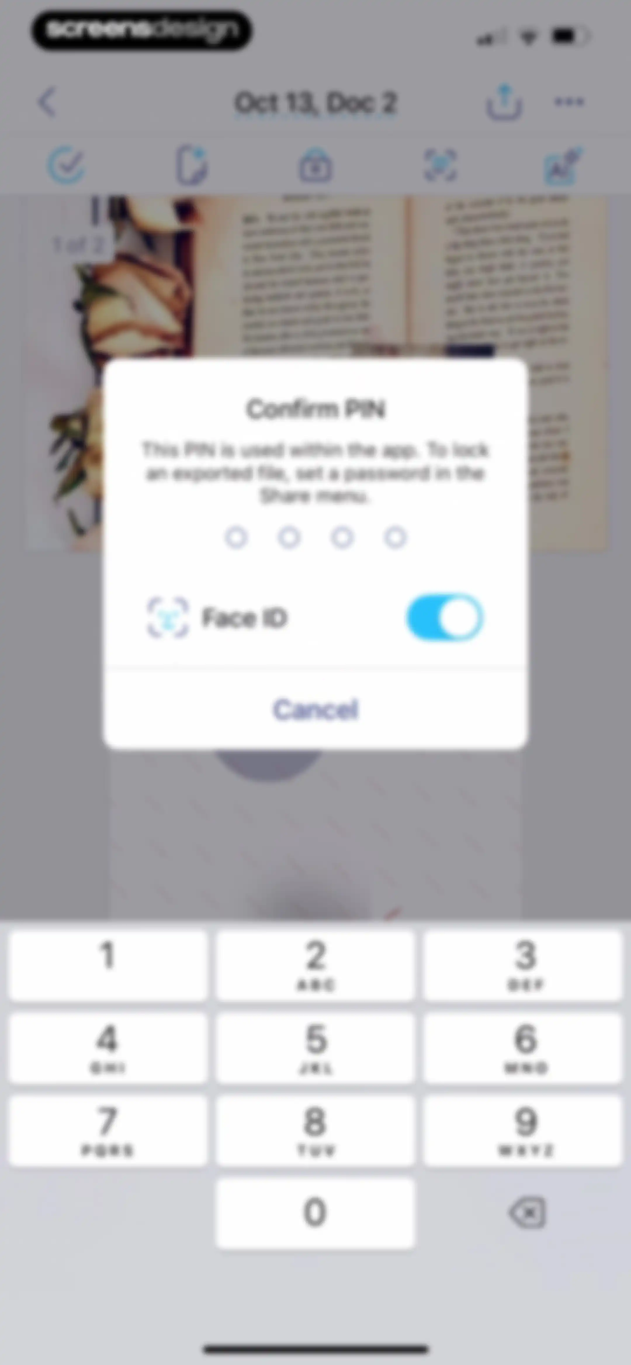 iScanner: PDF Document Scanner screen 120
