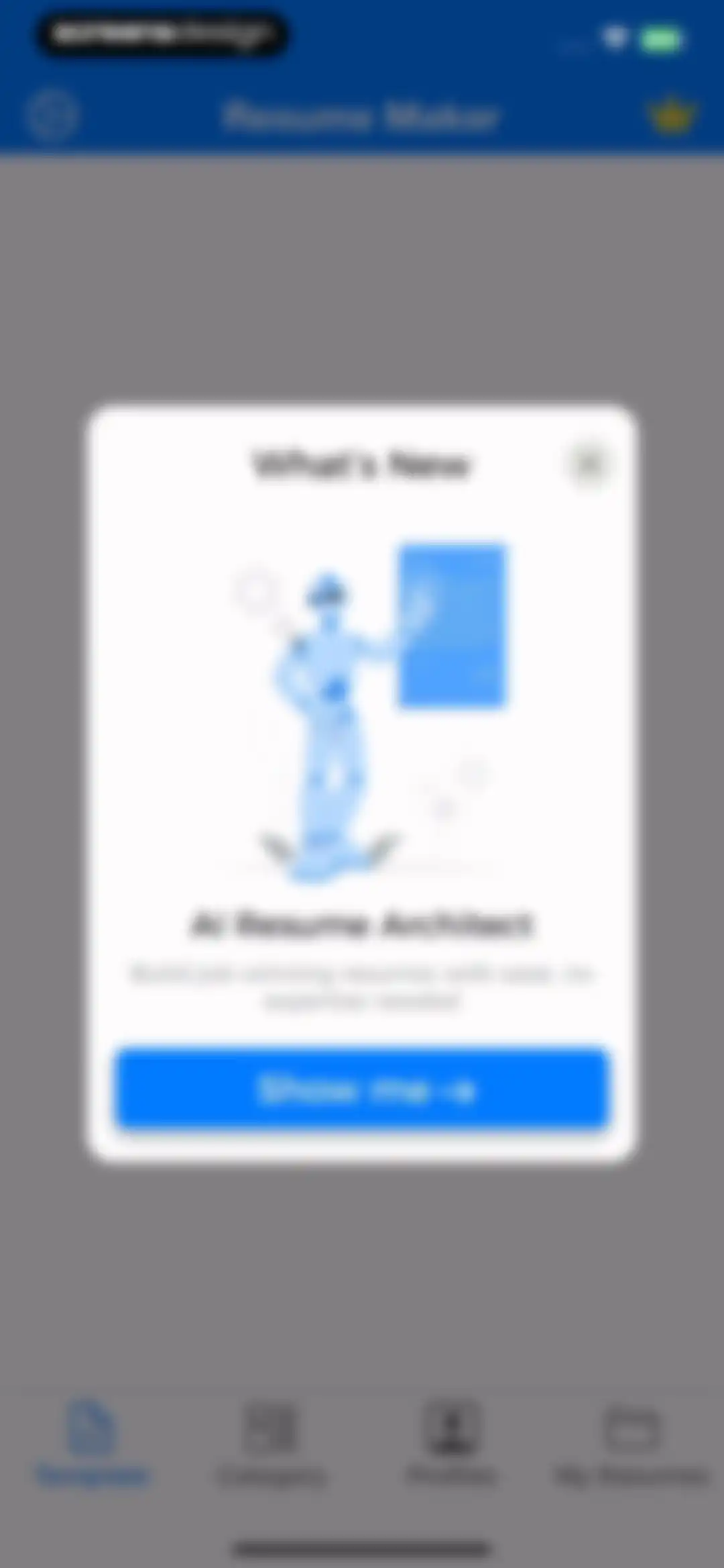 AI Resume Creator: CV Builder screen 2