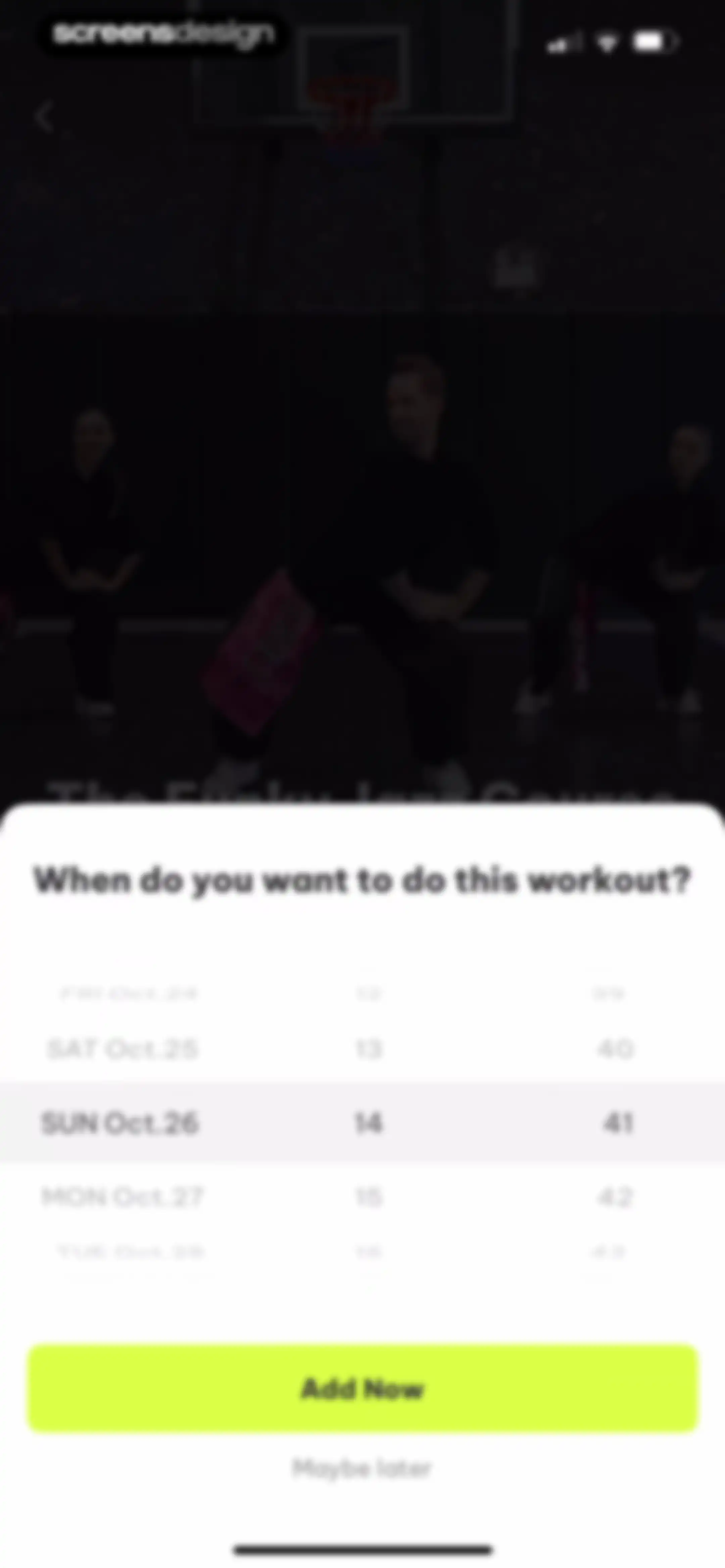Dancefitme: Fun weight loss screen 61