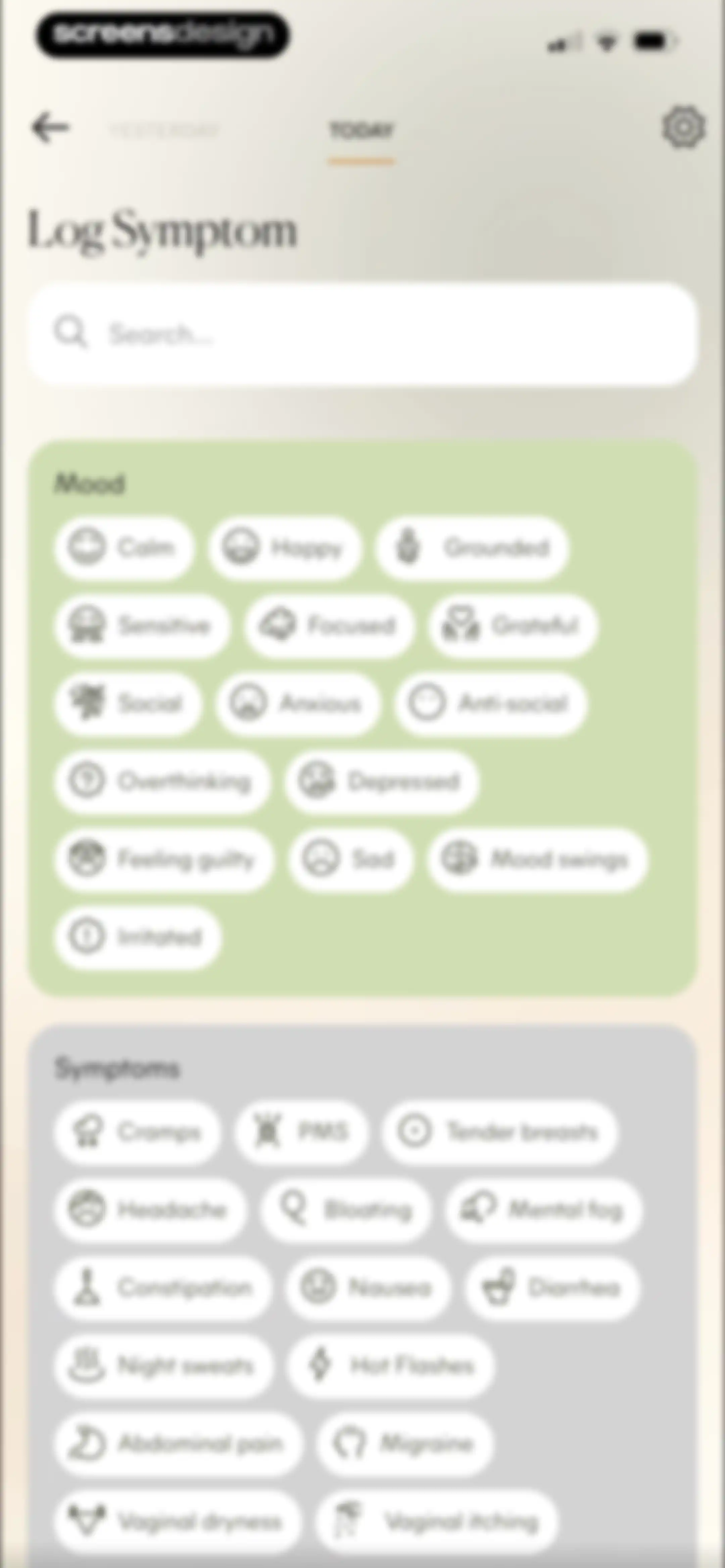 Lively - Period Tracker, Cycle screen 32