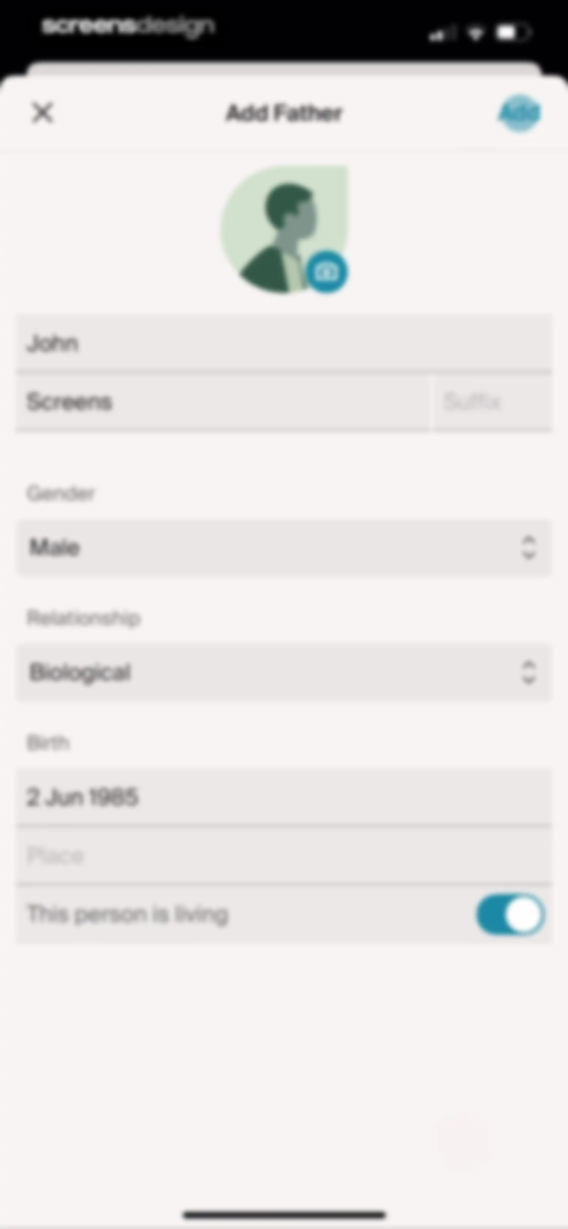 Ancestry: Family History & DNA screen 35
