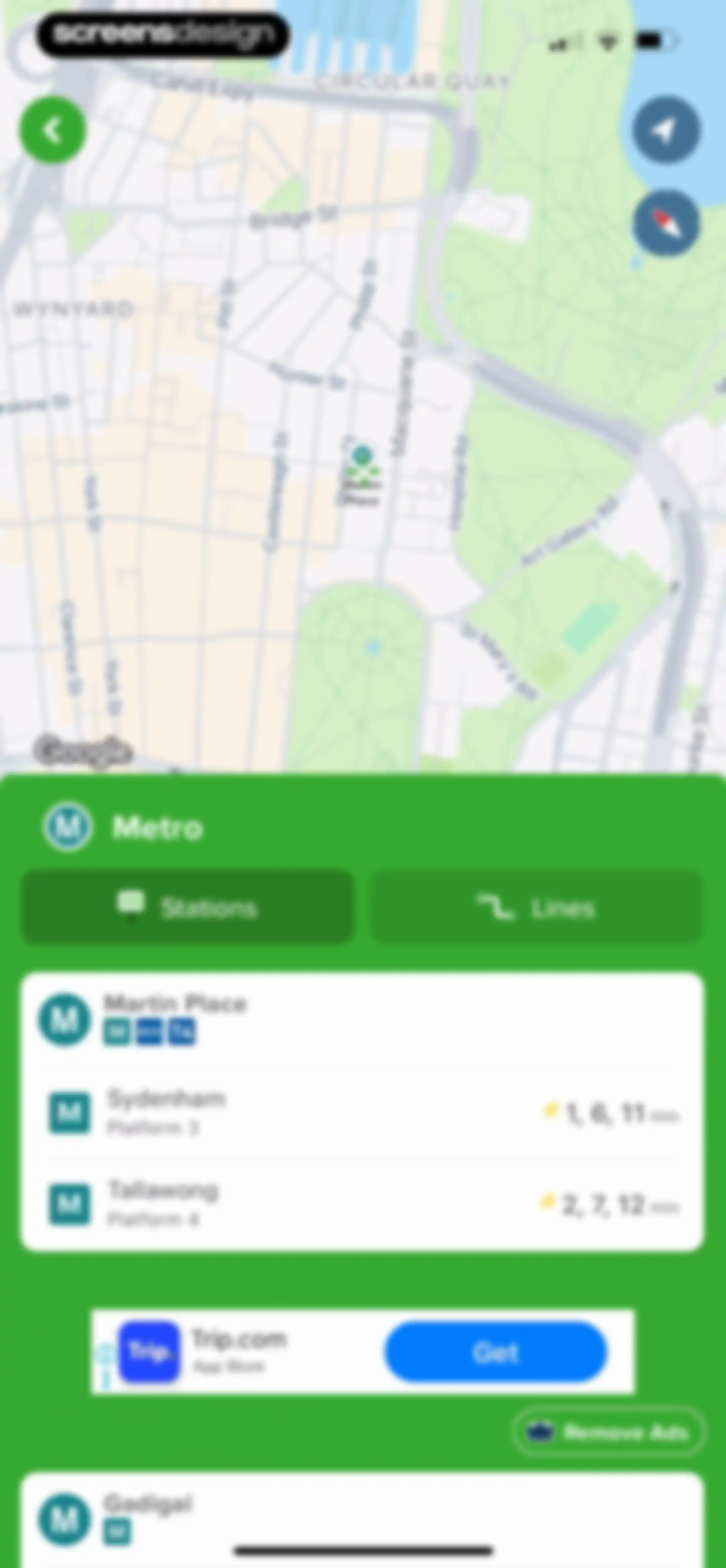 Citymapper: All Live Transit screen 113