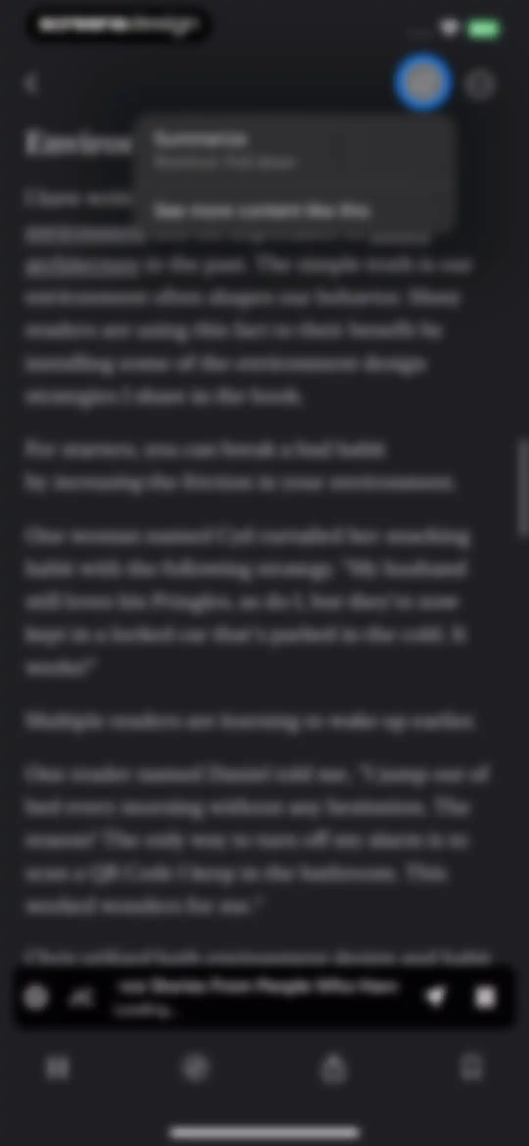 Matter: Reading App screen 40