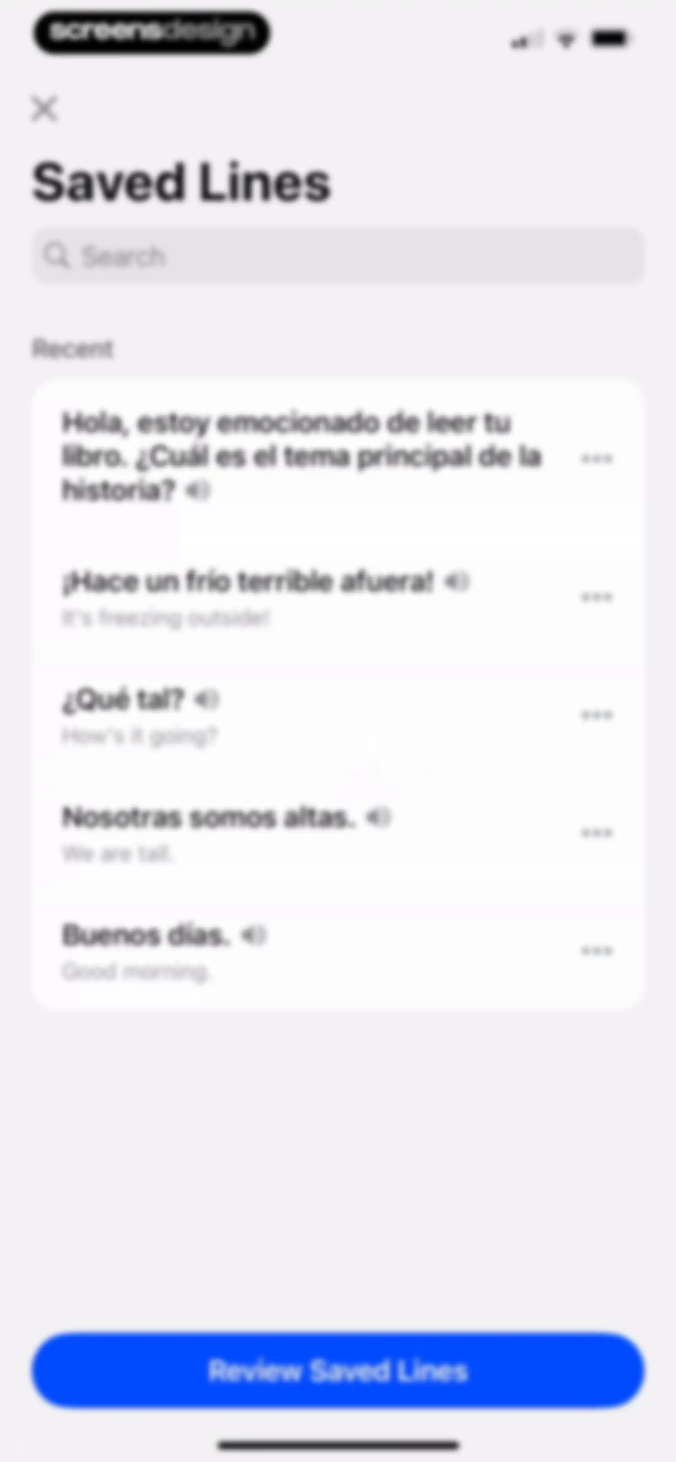Speak: Language Learning screen 160