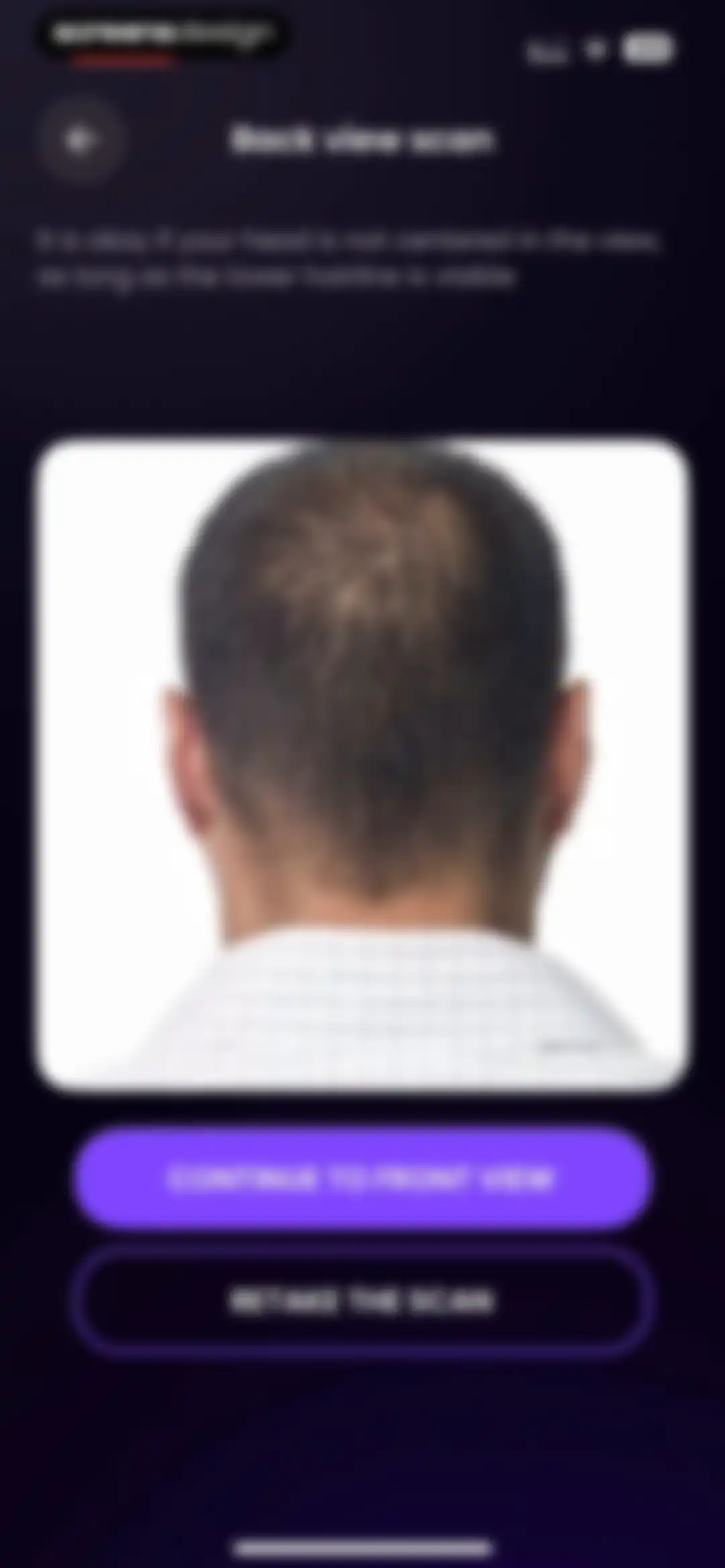 Hair Snap Health & Style Scan screen 23