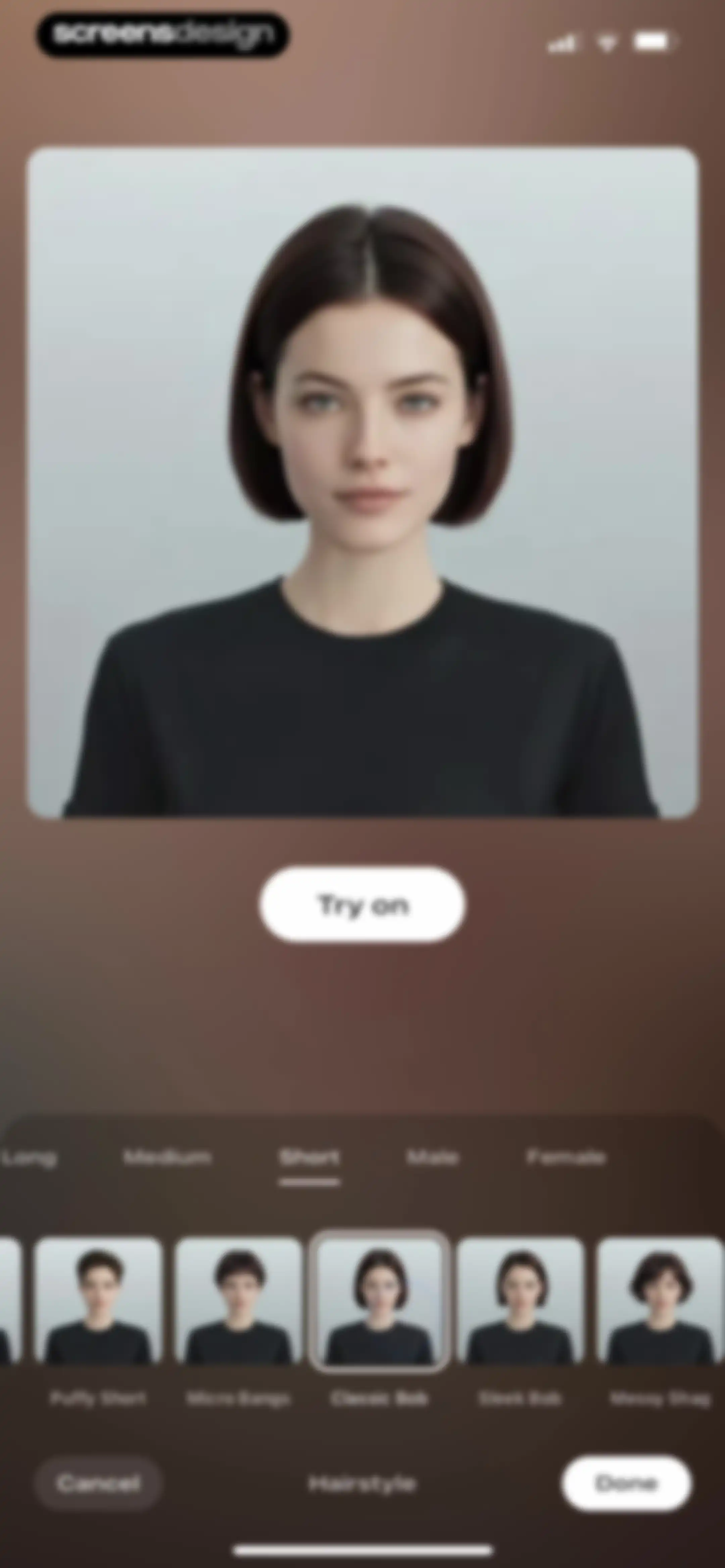 Beautify - Hairstyle Try On screen 69