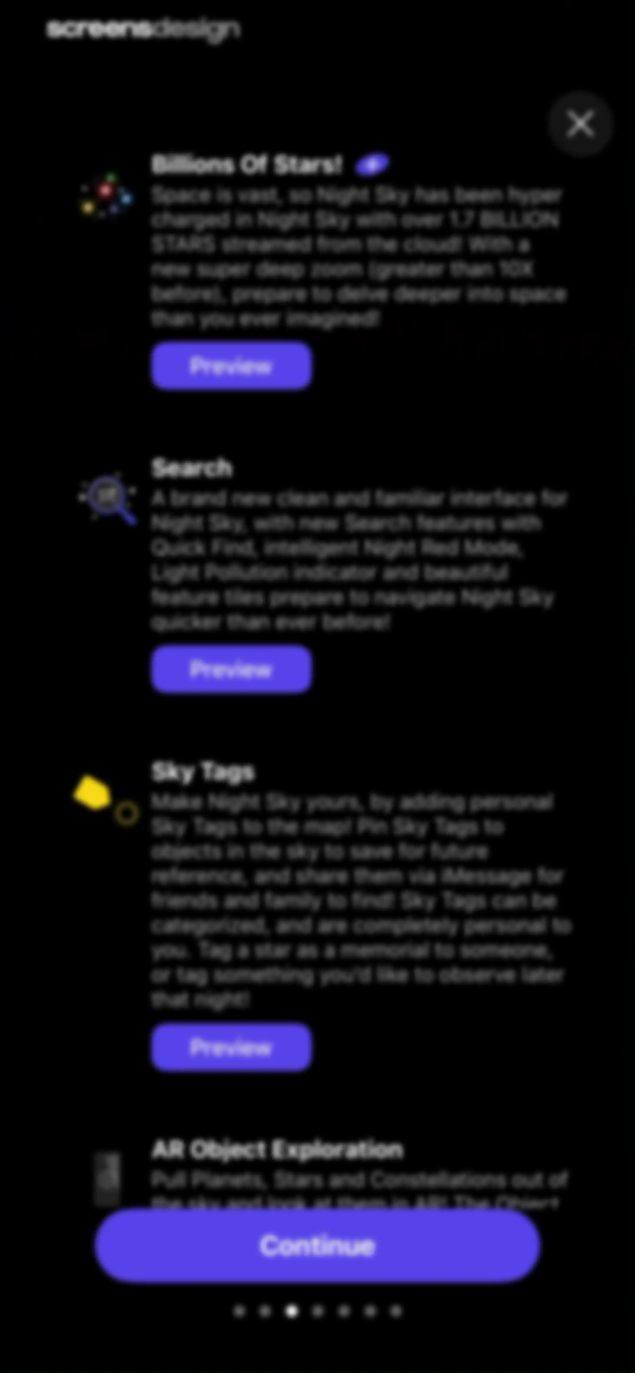 Night Sky screen 3