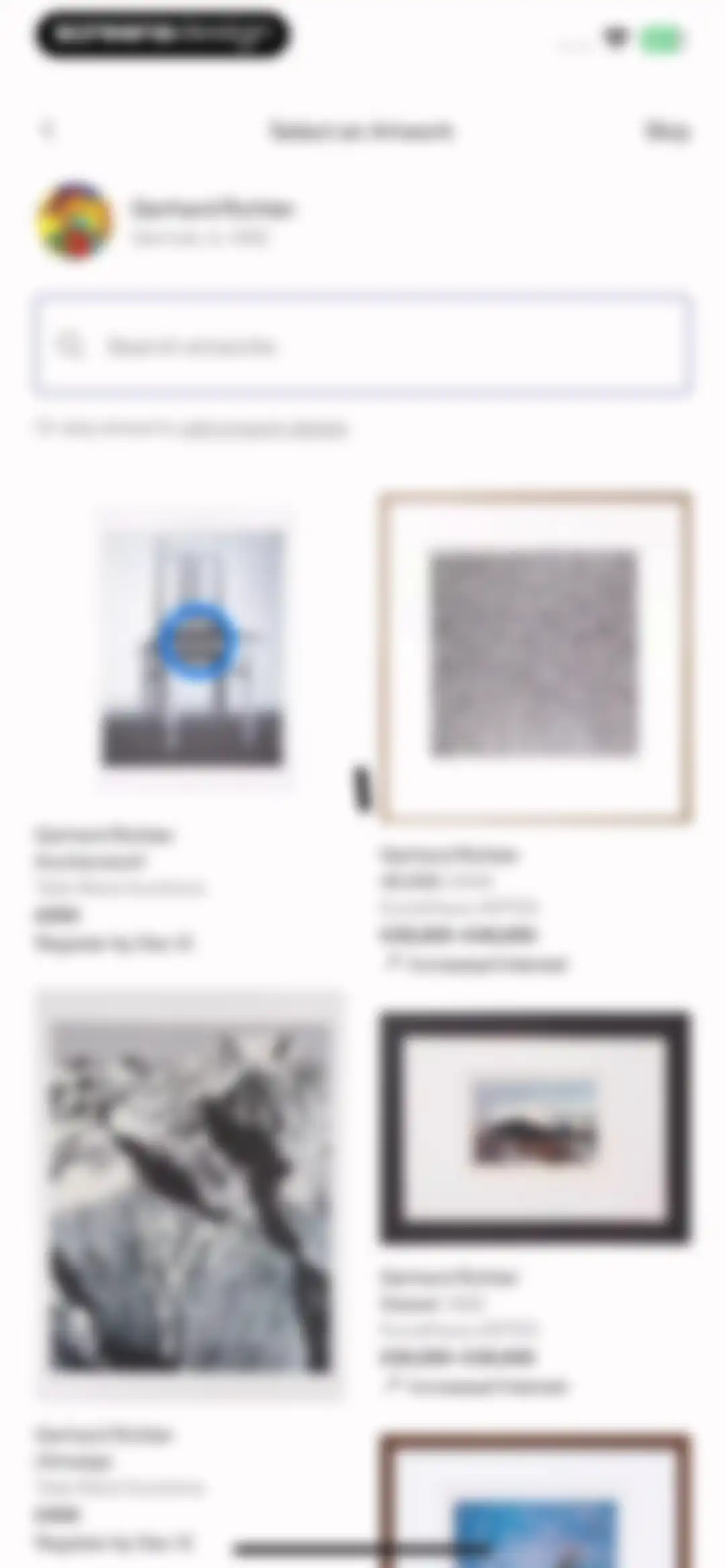 Artsy: Buy & Sell Fine Art screen 109