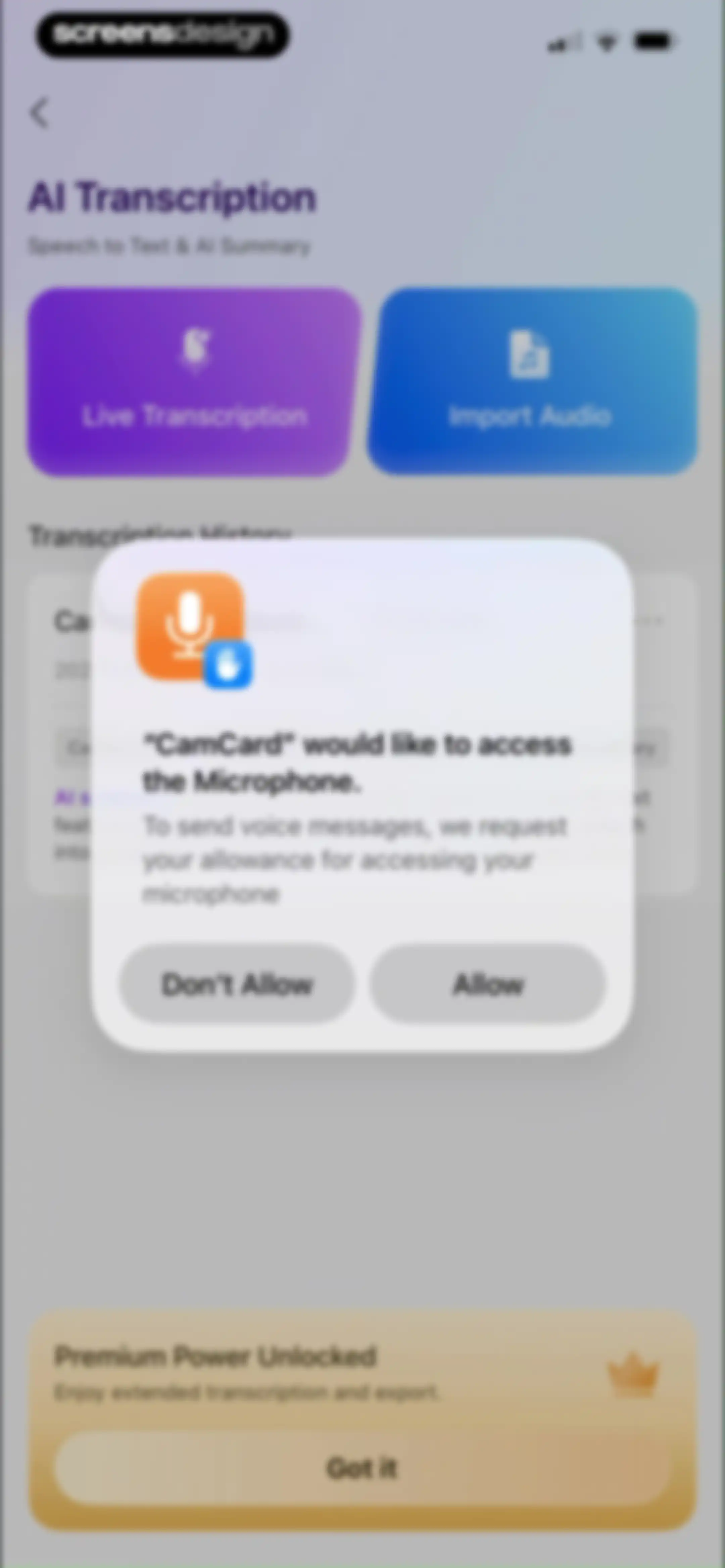 CamCard AI Business Assistant screen 64