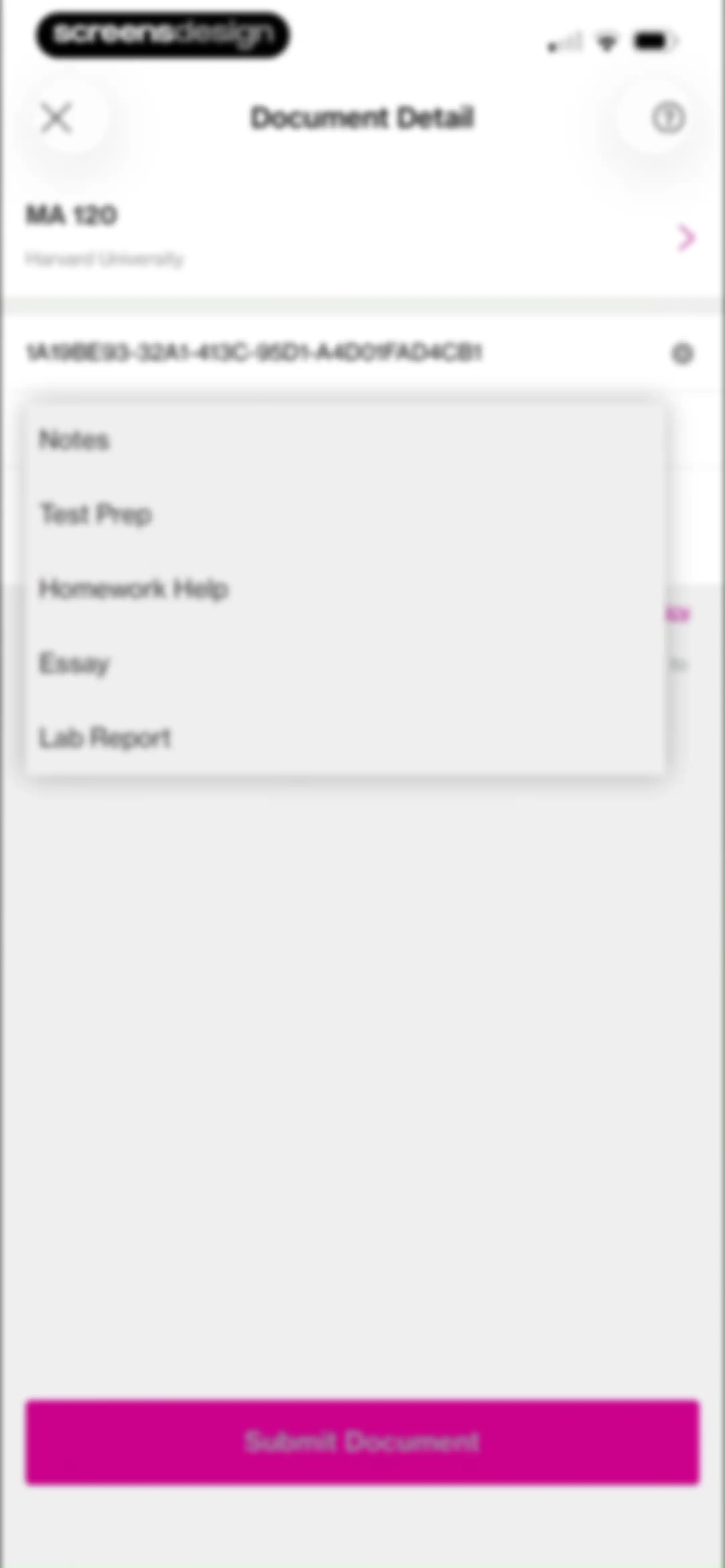 Course Hero: AI Homework Help screen 63