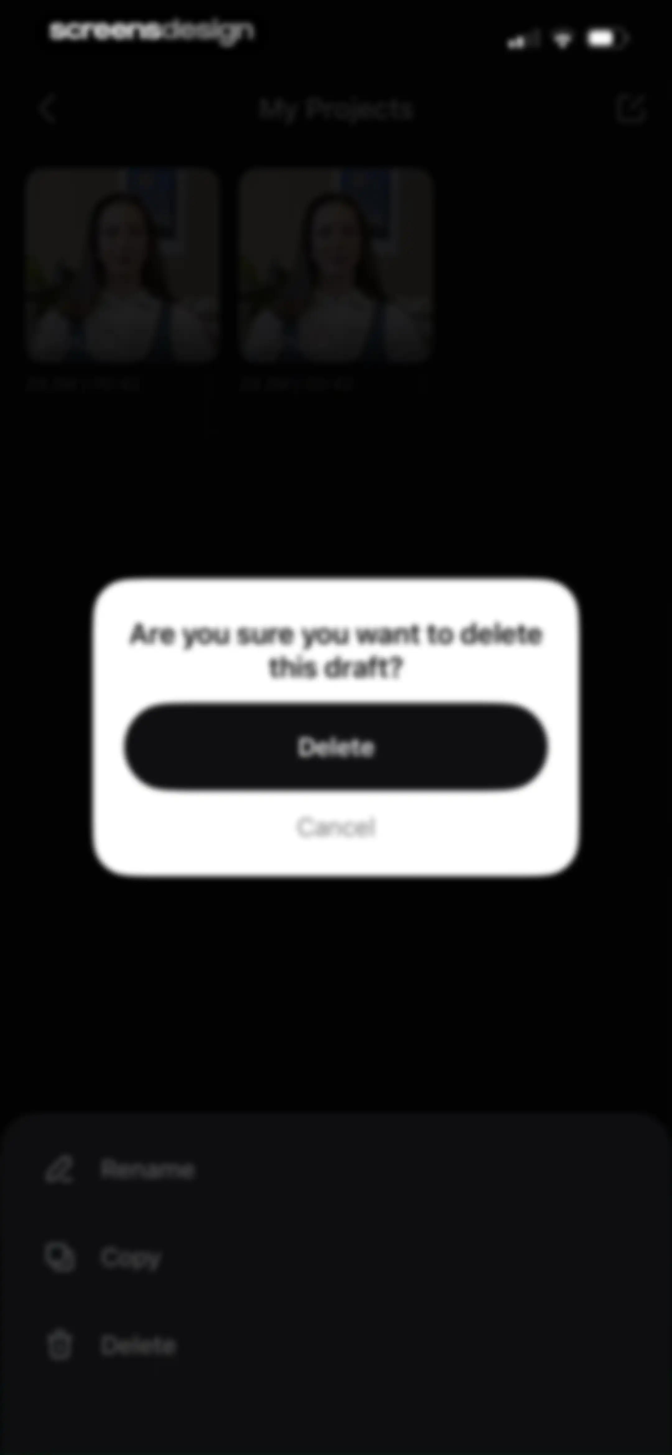 Vmake Labs: create viral video screen 132