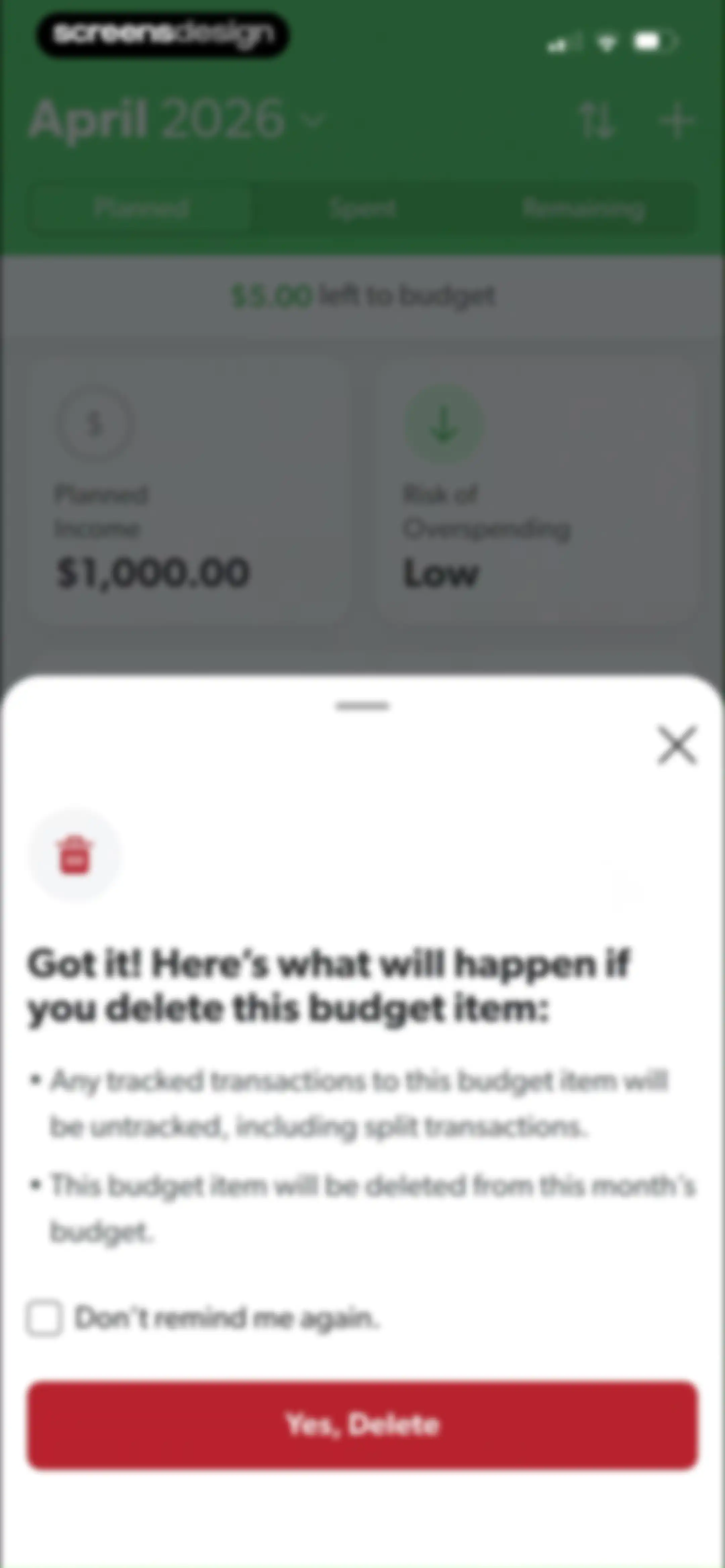 EveryDollar: Budget Management screen 45