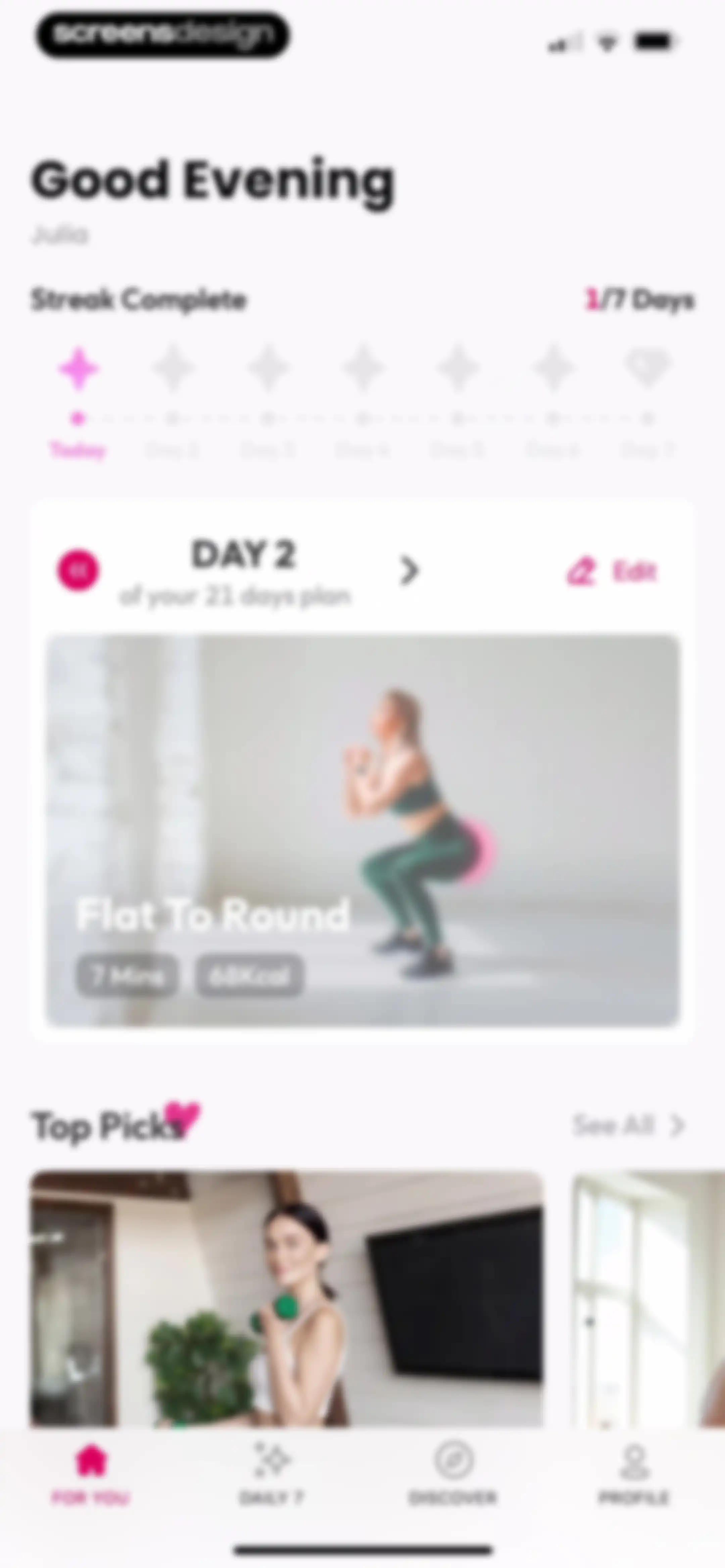 Workout for Women: Home & Gym screen 74