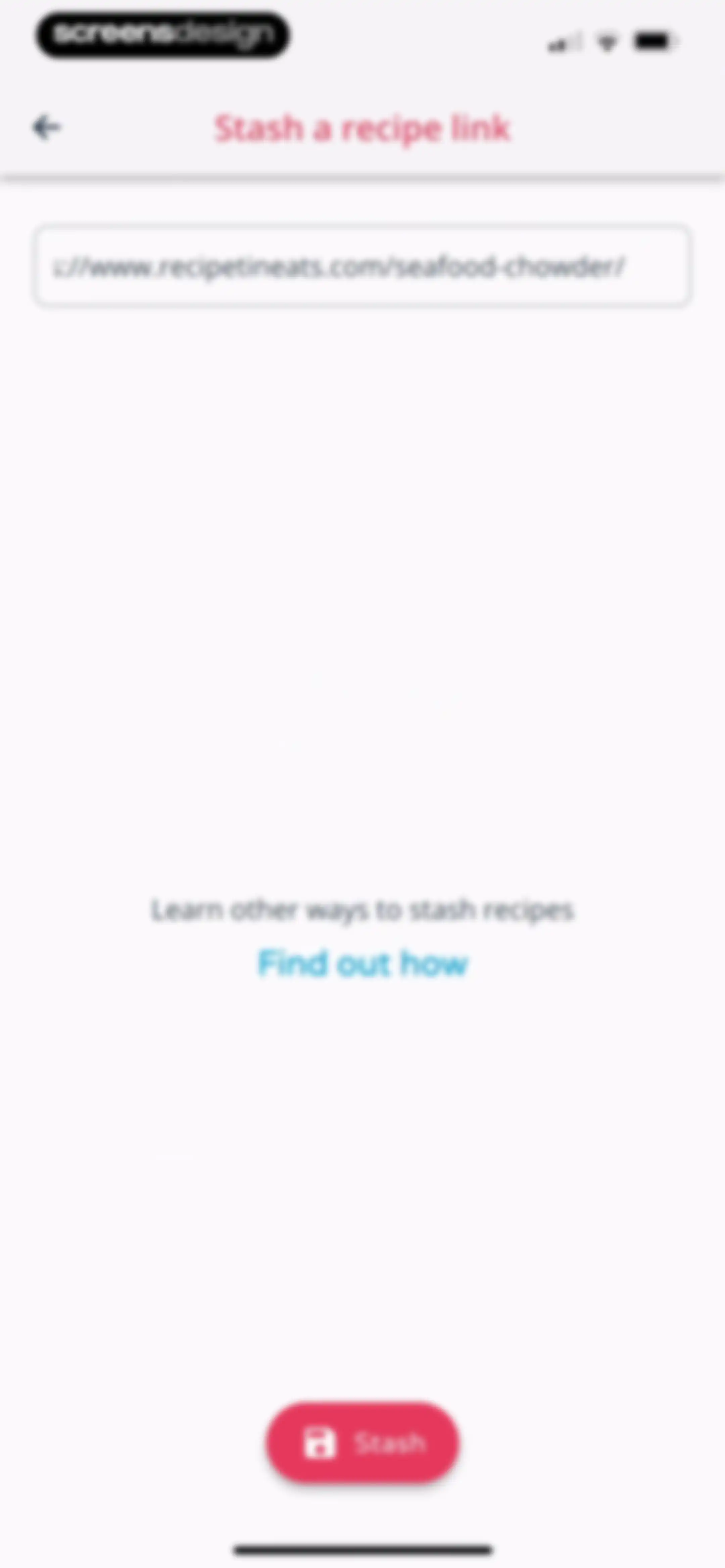 Stashcook: Recipe Keeper screen 103