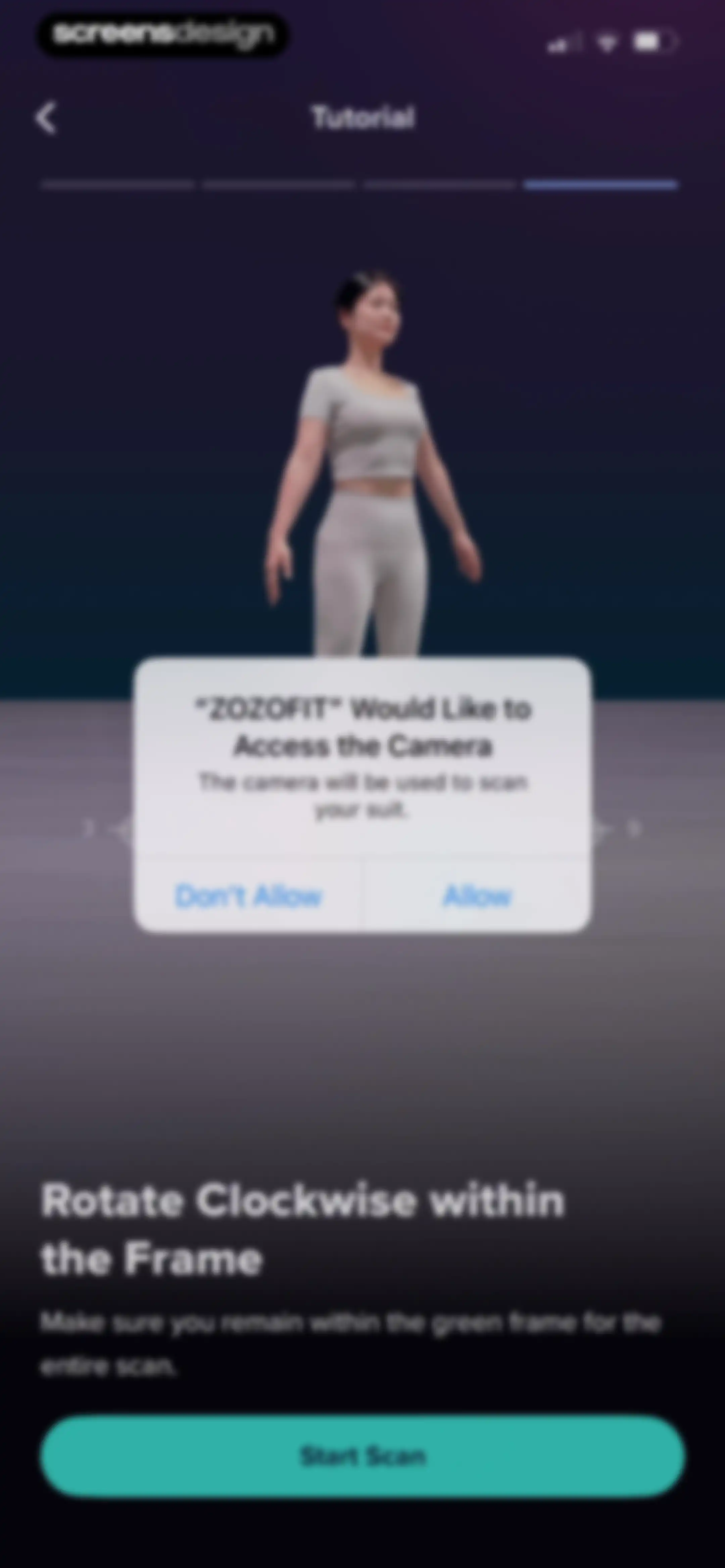 ZOZOFIT: 3D Body Scanner screen 35